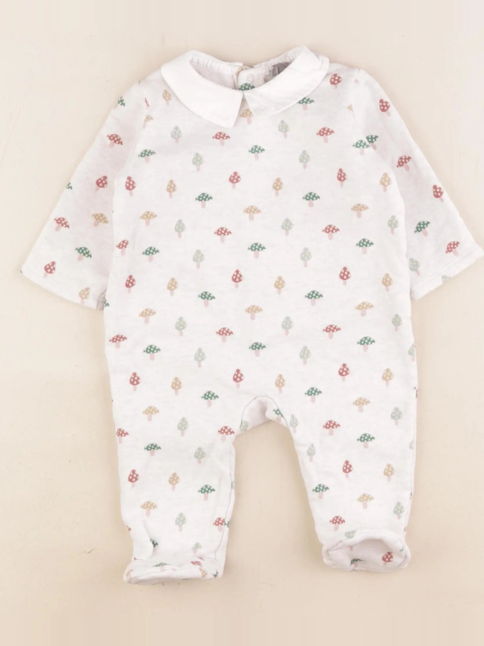 Boutchou - pyjama coton gris - 6 mois