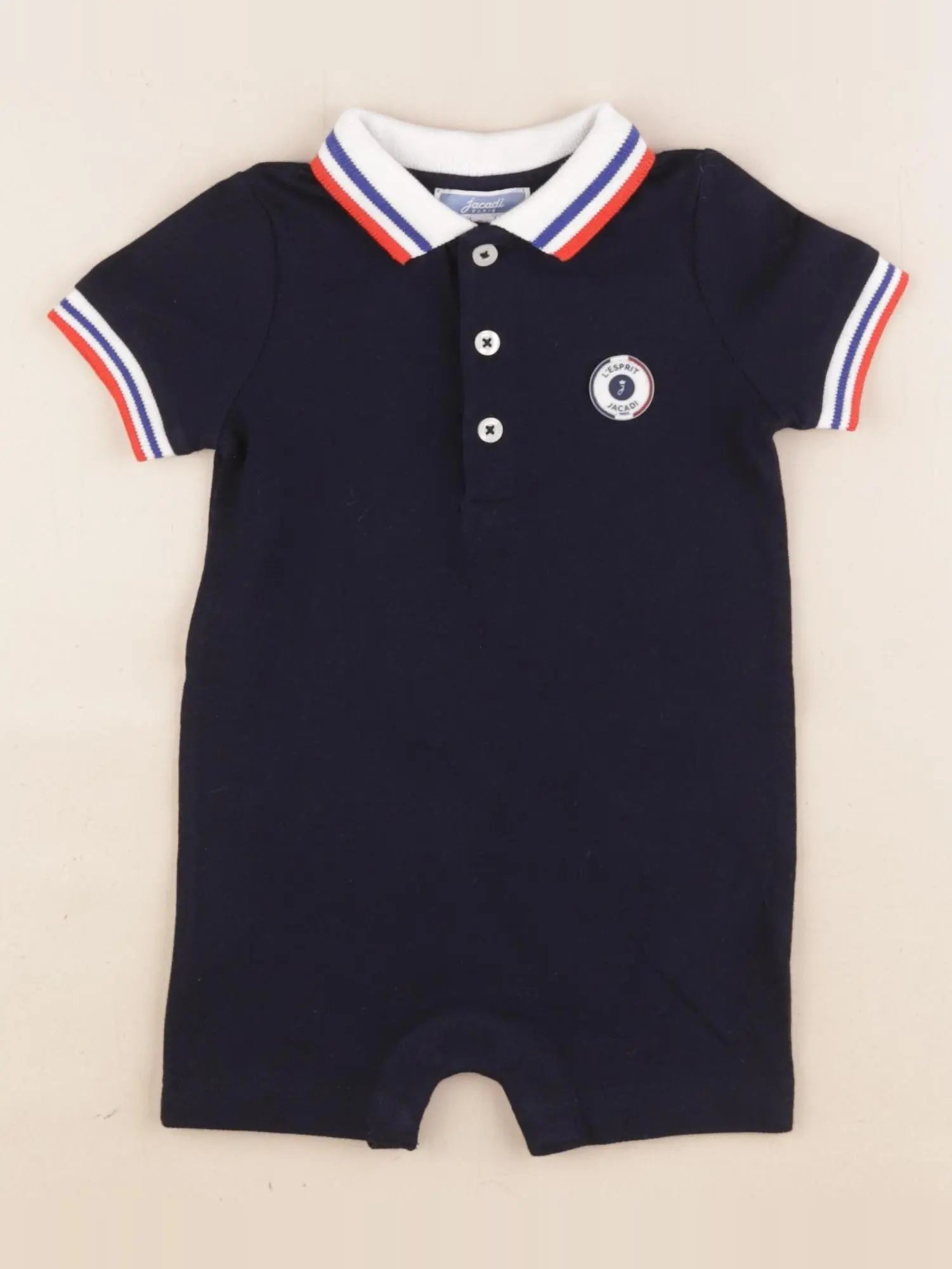 Jacadi - combinaison bleu - 6 mois