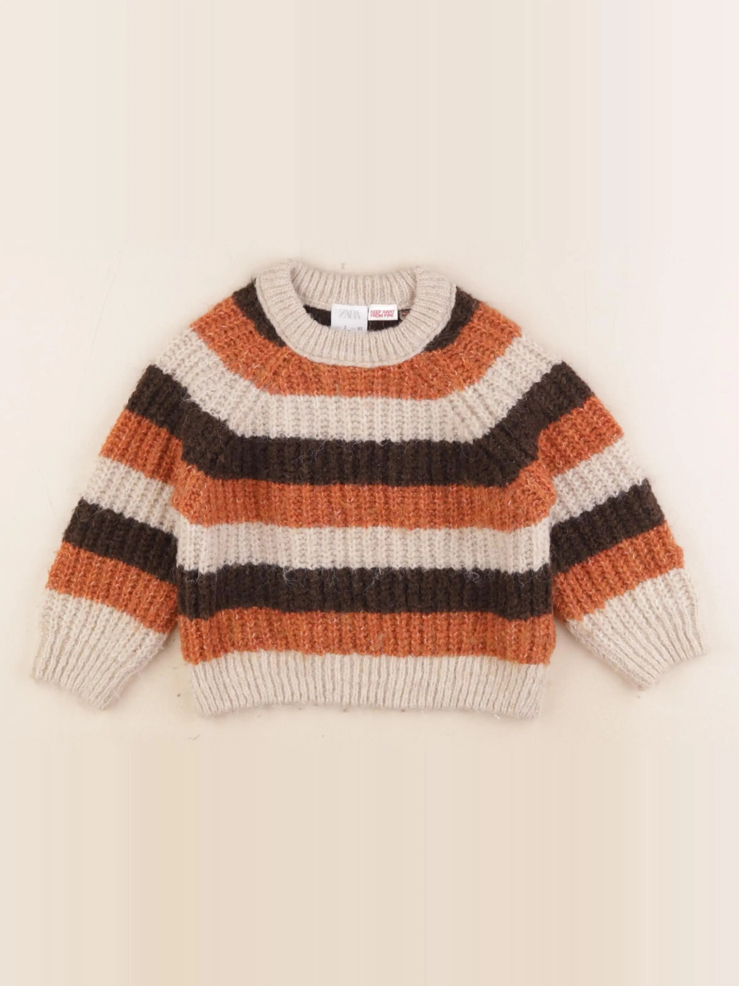 Zara - pull multicolore - 2 ans