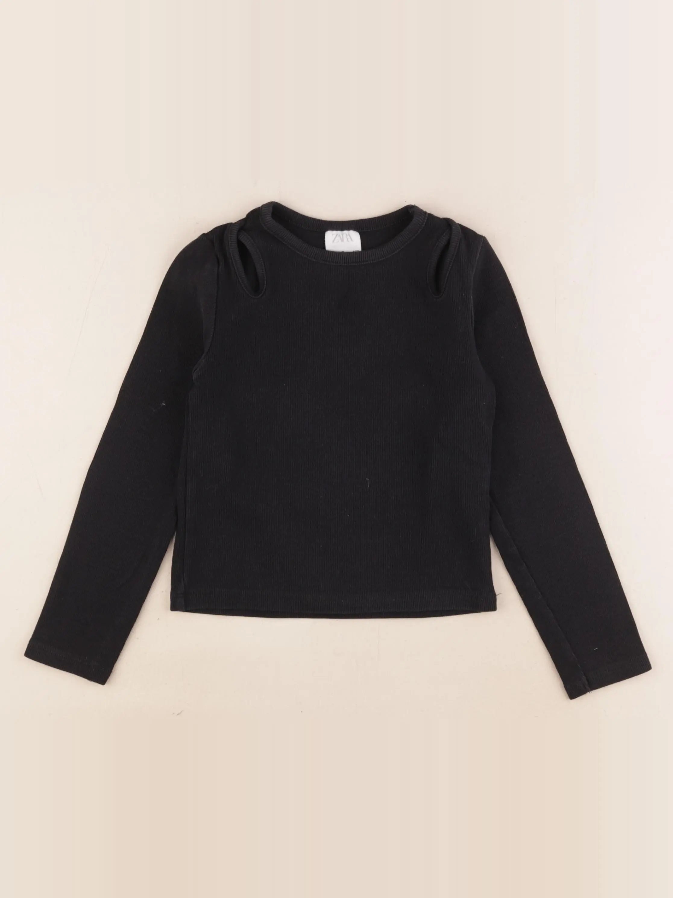 Zara - tee-shirt noir - 6/7 ans