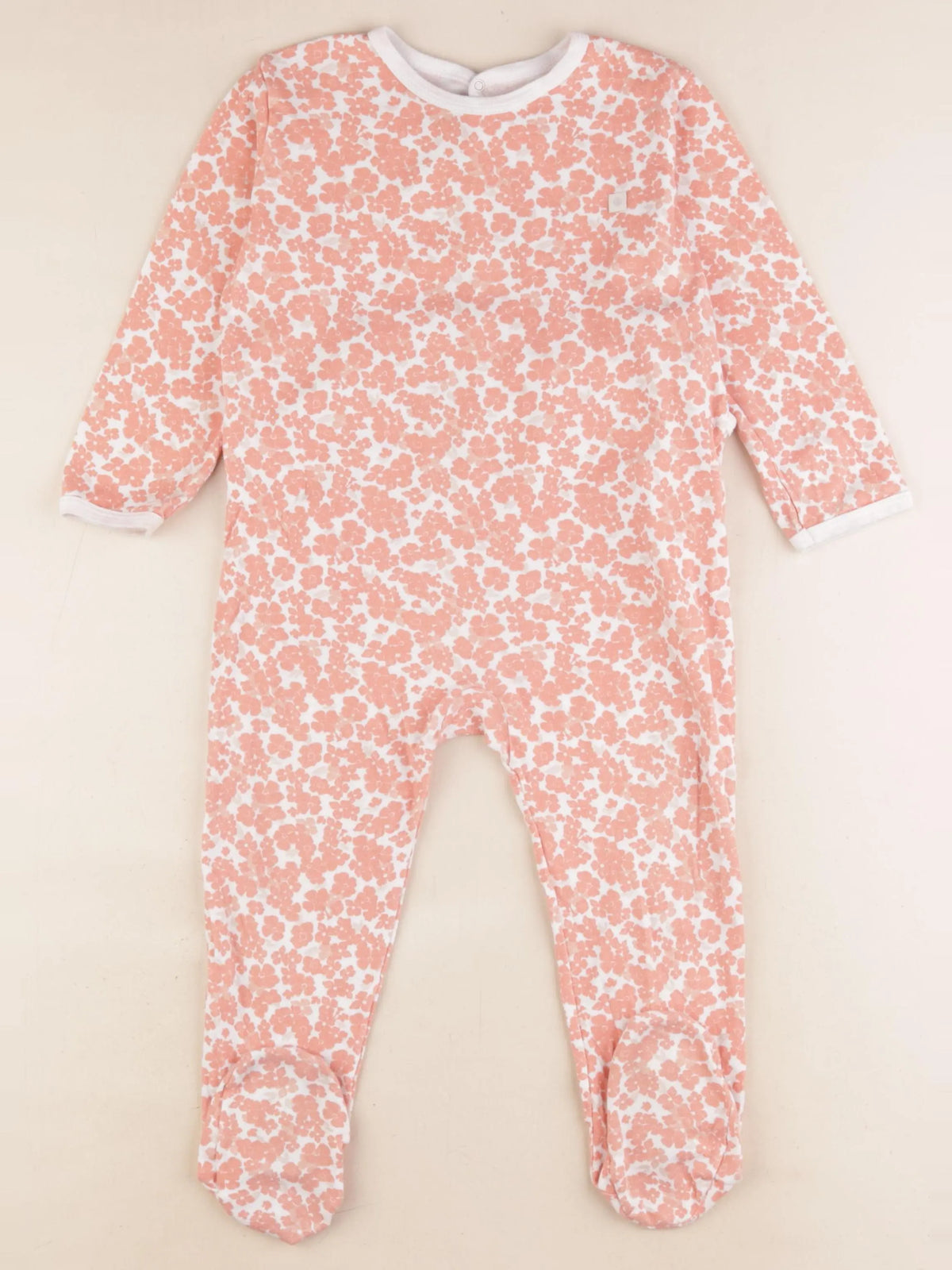 Petit Bateau - pyjama coton rose - 36 mois