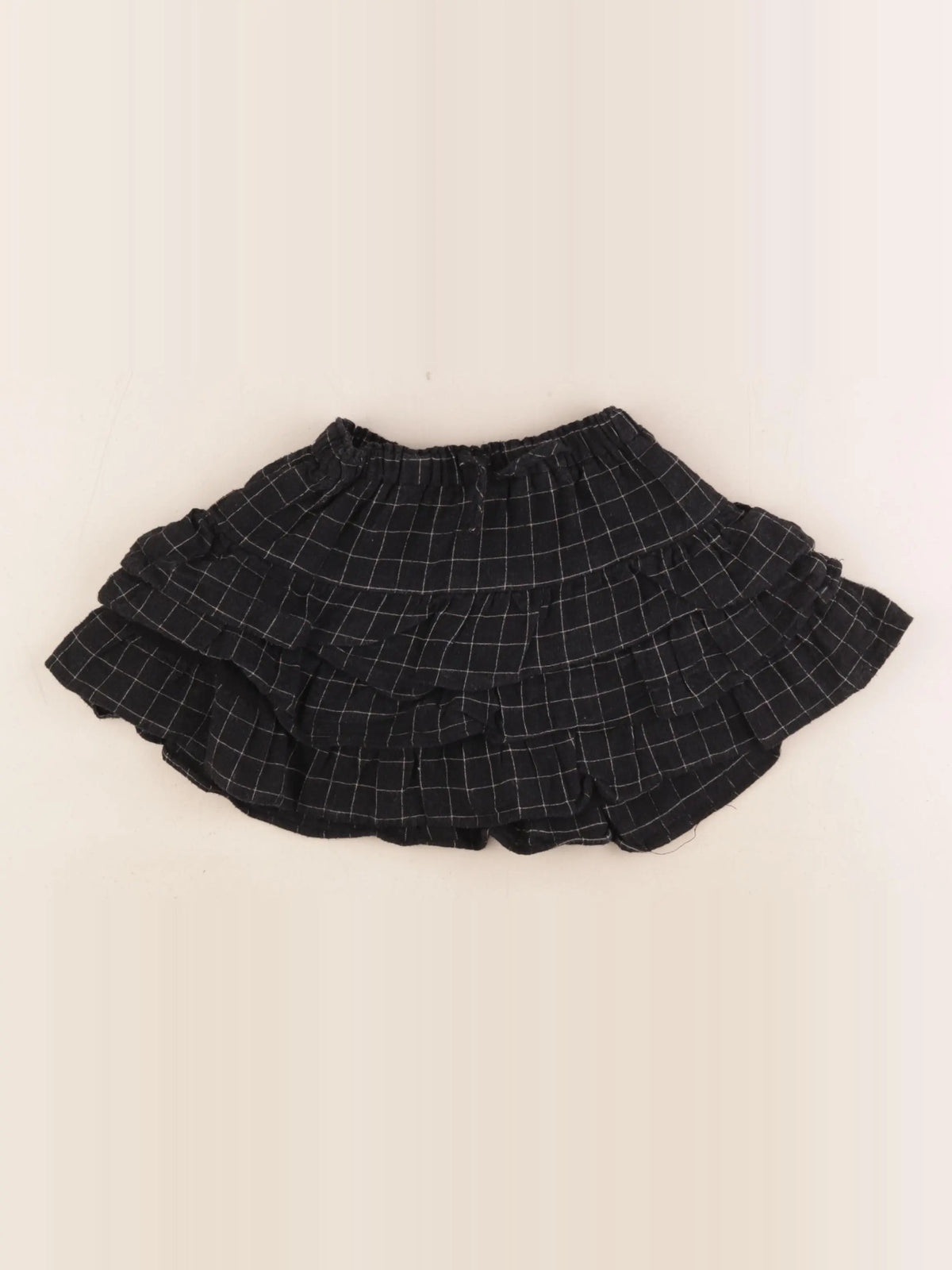 Zara - jupe short noir - 7 ans