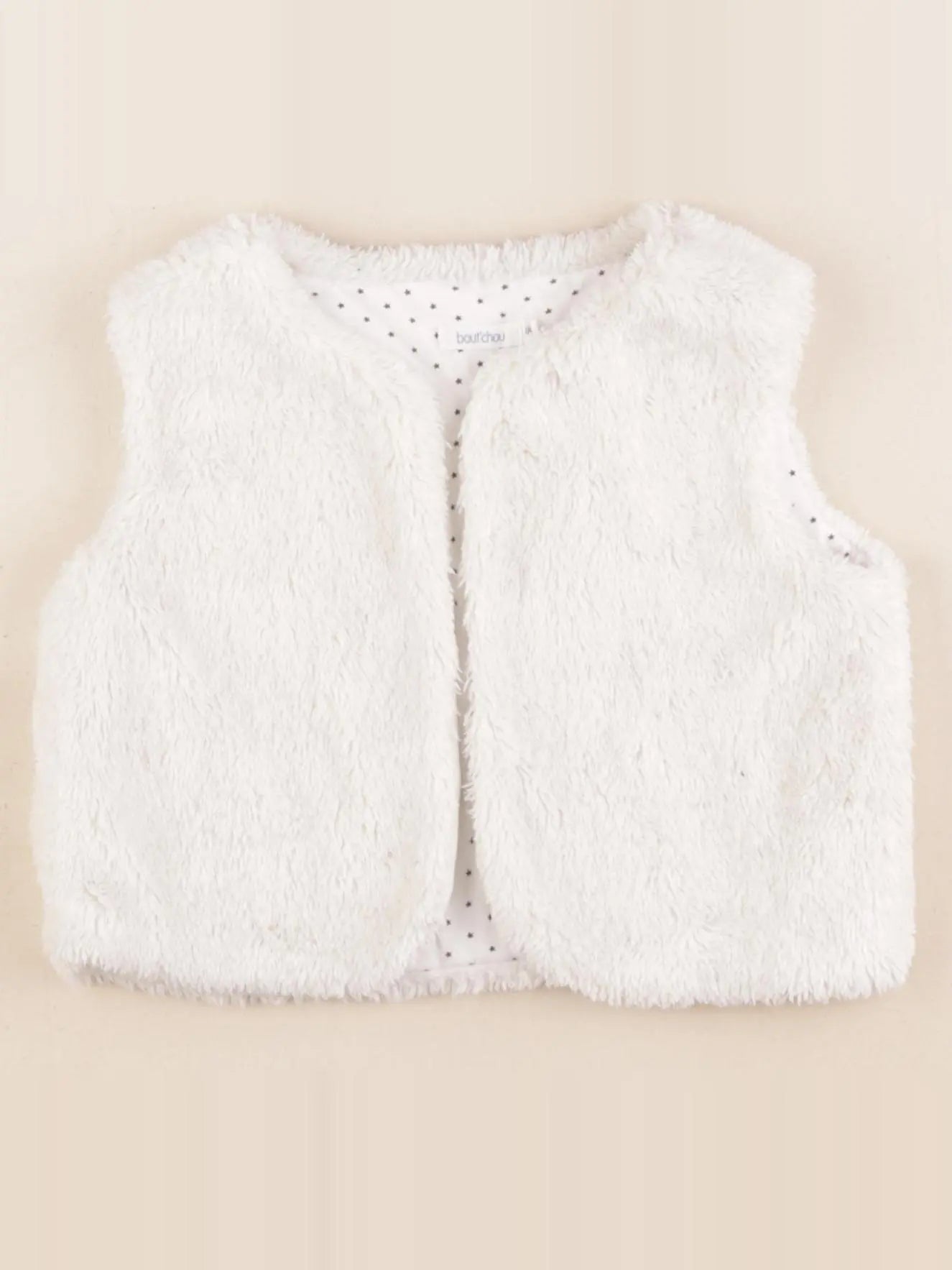 Boutchou - gilet blanc - 18 mois