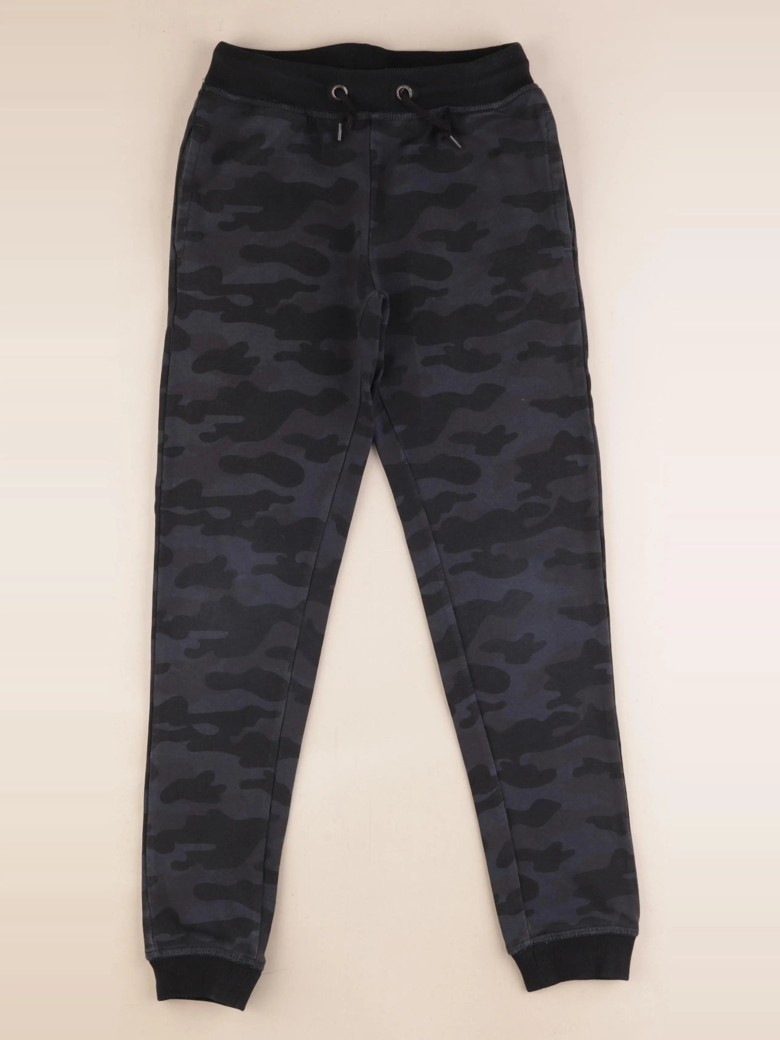 Vertbaudet - jogging noir, bleu - 10 ans