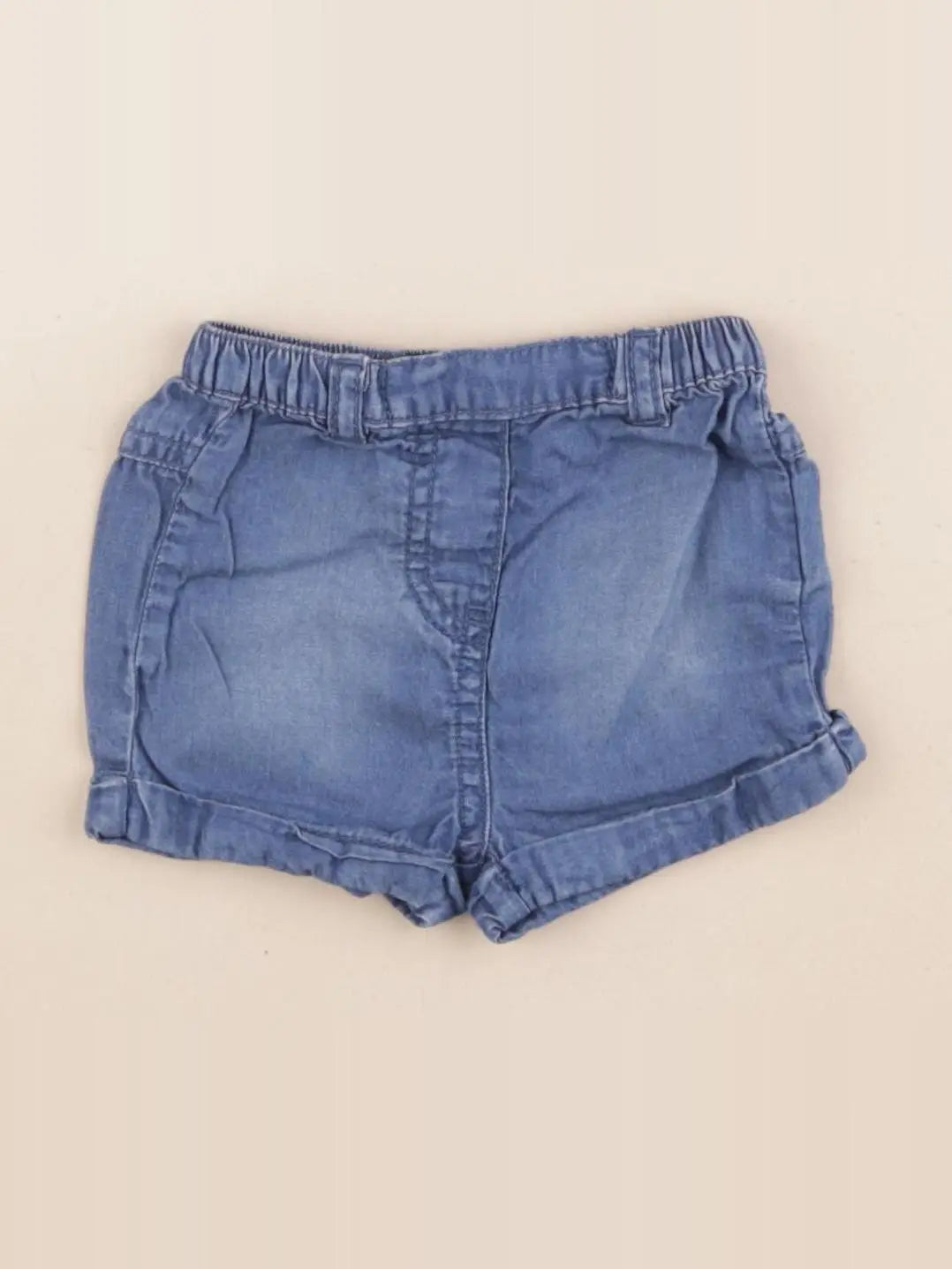 Vertbaudet - short bleu - 1 mois