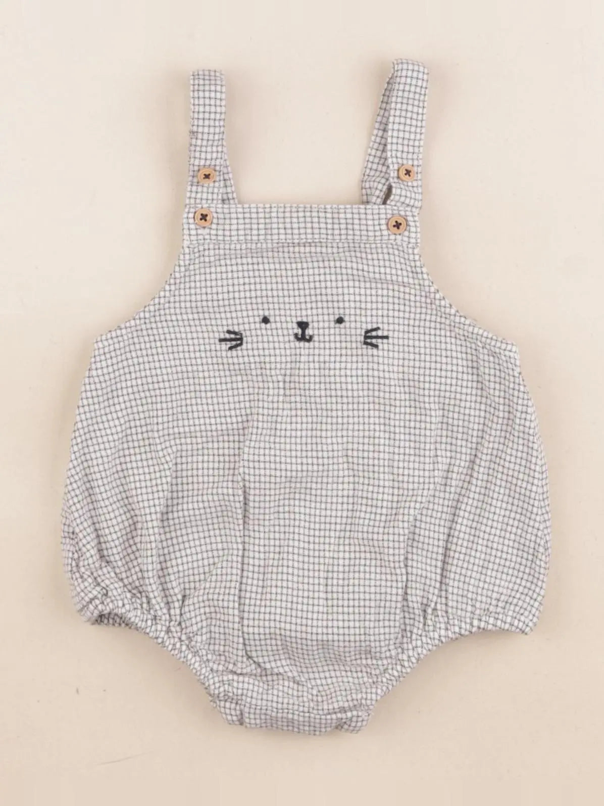 Boutchou - salopette gris - 3 mois