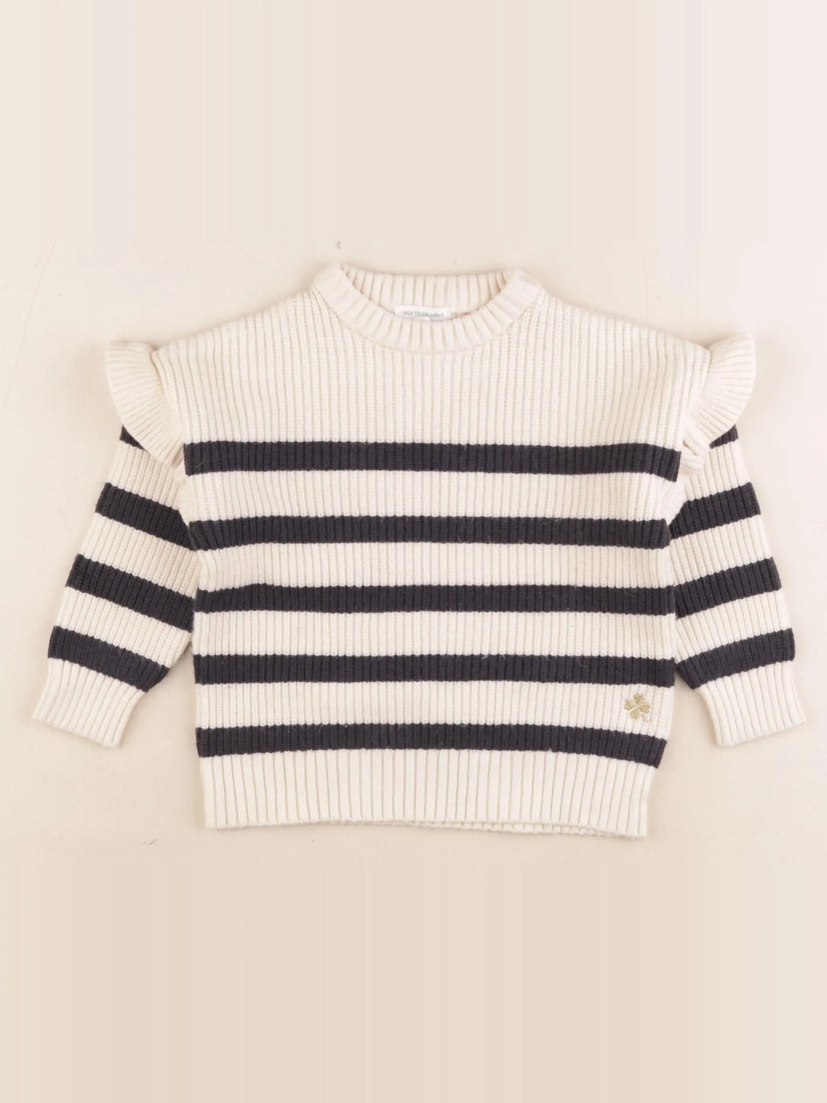 Vertbaudet - pull beige - 3 ans