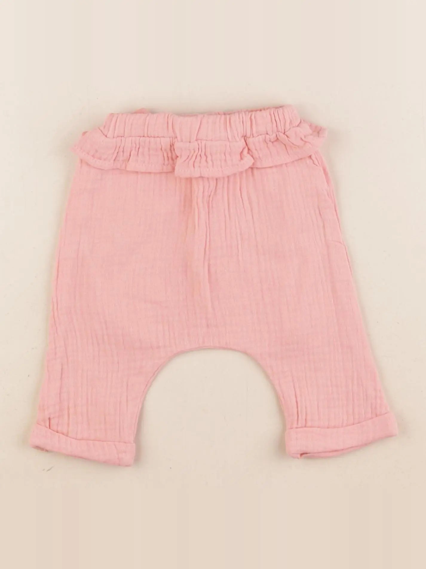 Vertbaudet - pantalon rose - 1 mois