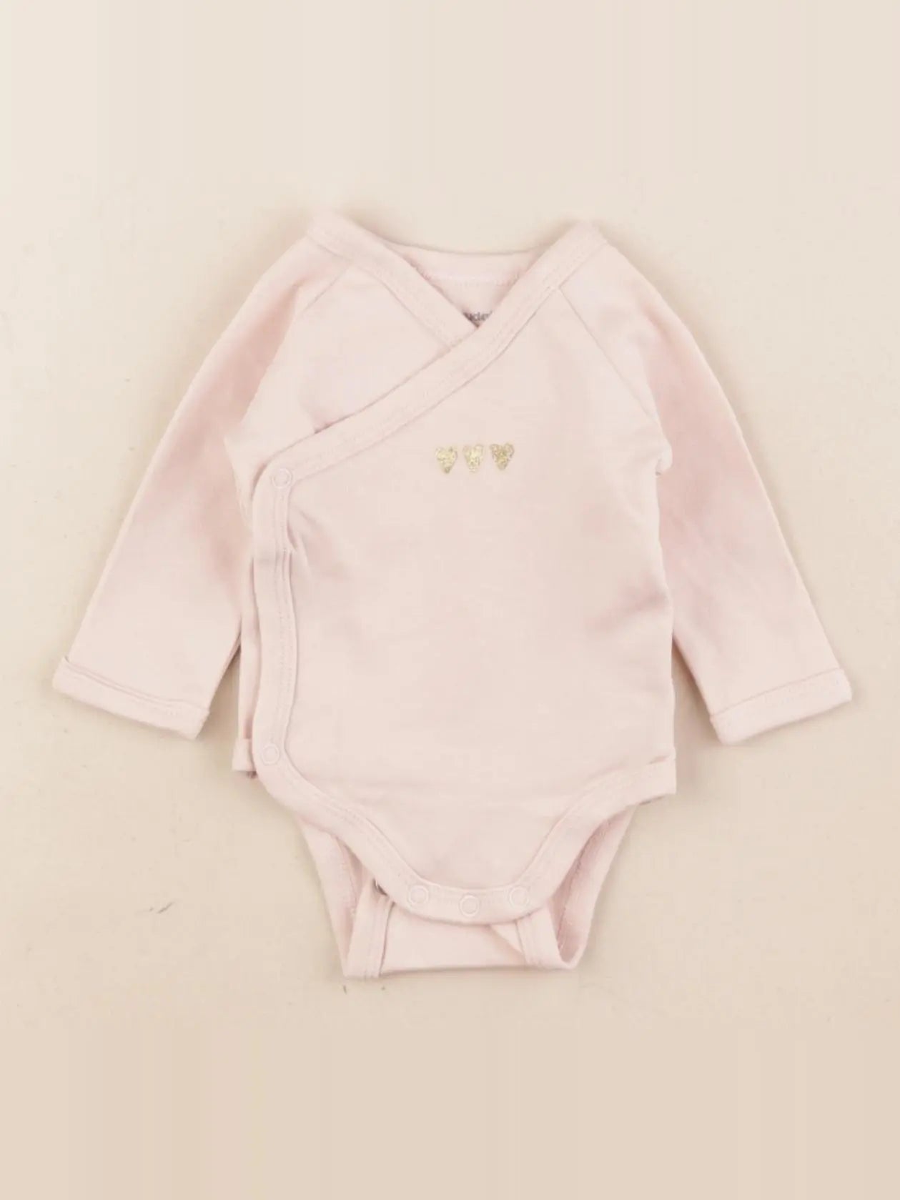 Vertbaudet - body rose - 1 mois