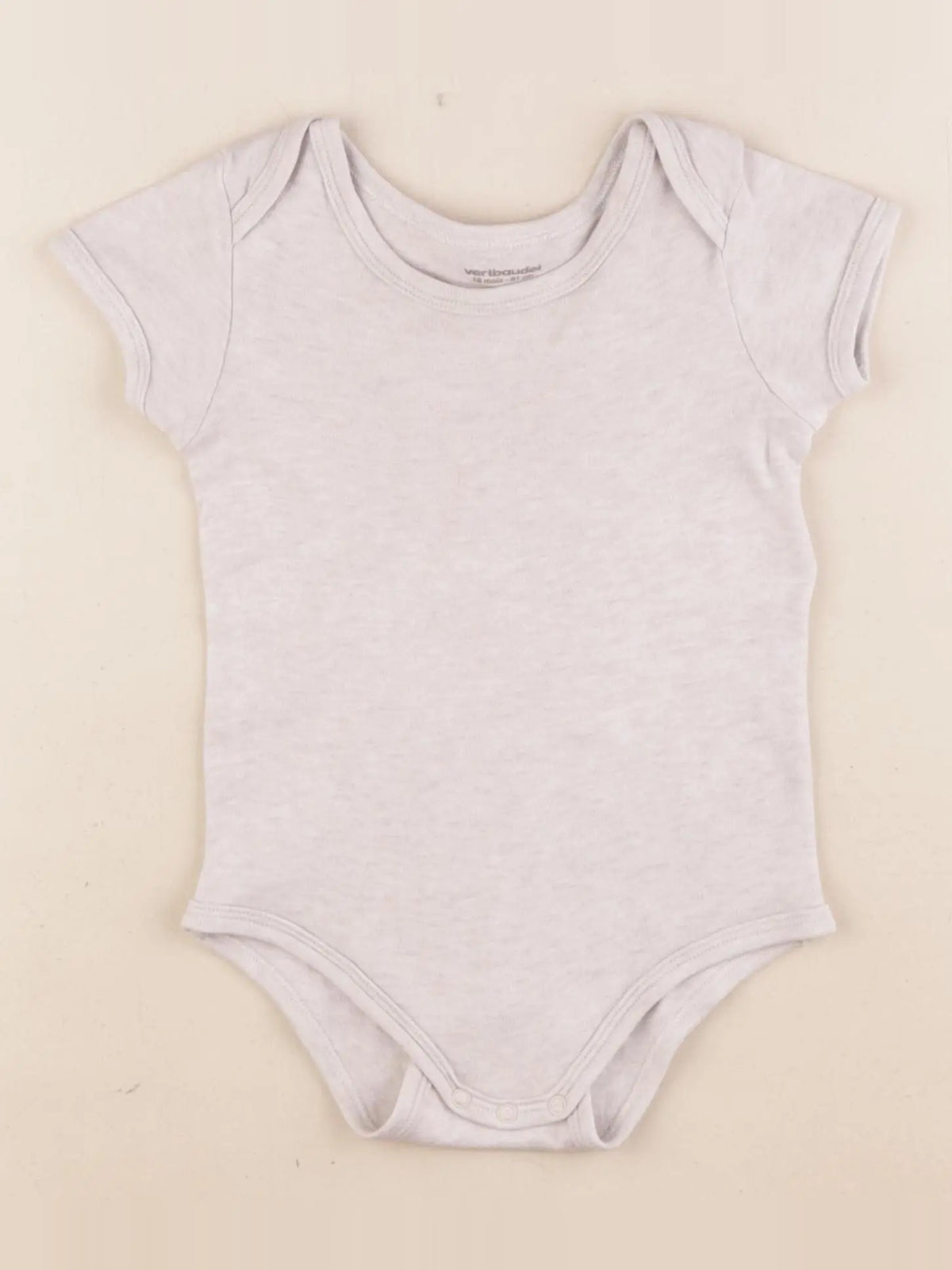 Vertbaudet - body beige - 18 mois