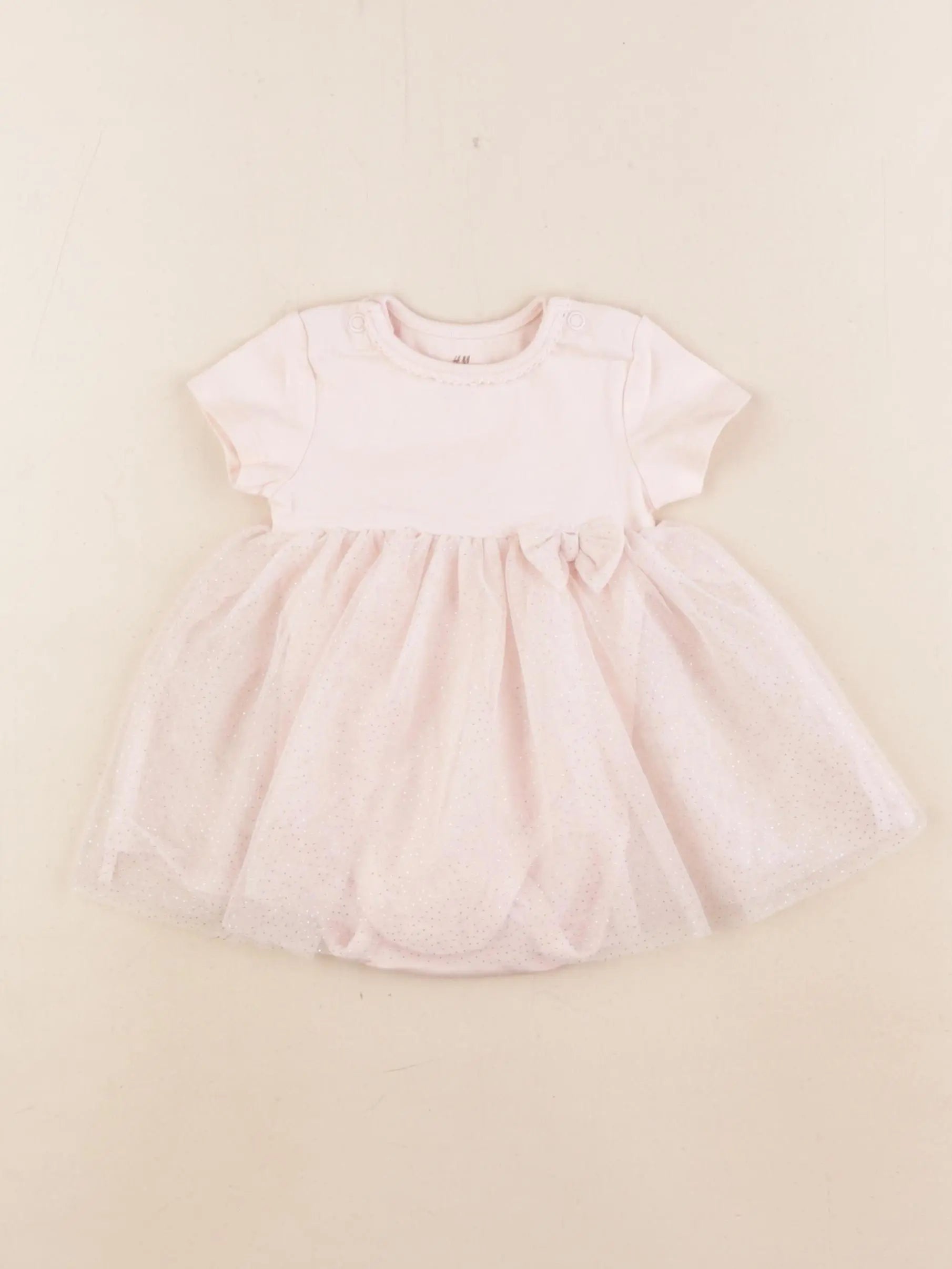 H&M - body robe rose - 2/4 mois