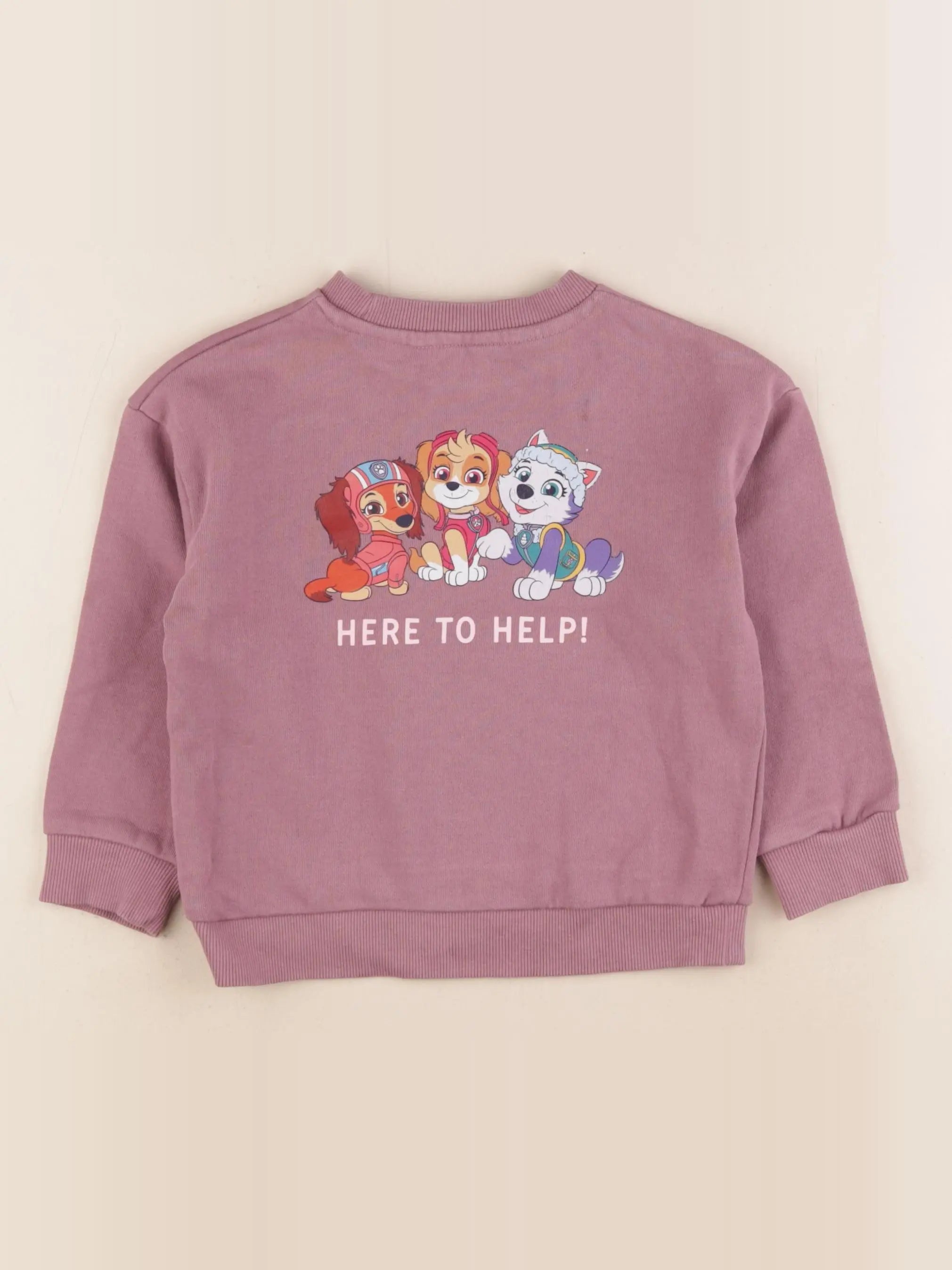 Mango - sweat réversible rose - 2/3 ans