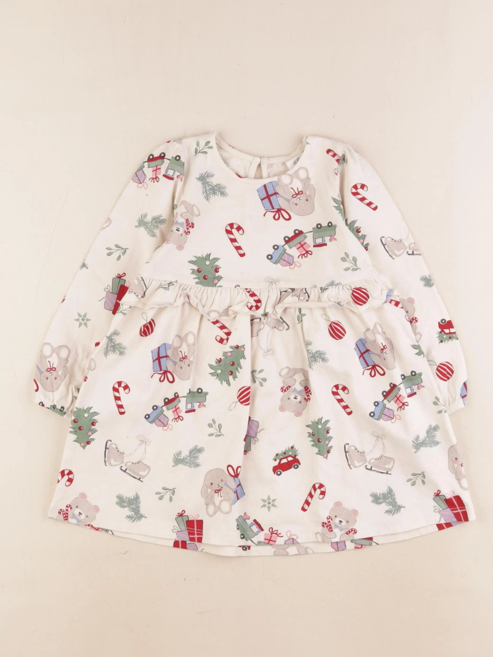 H&M - robe multicolore - 12/18 mois