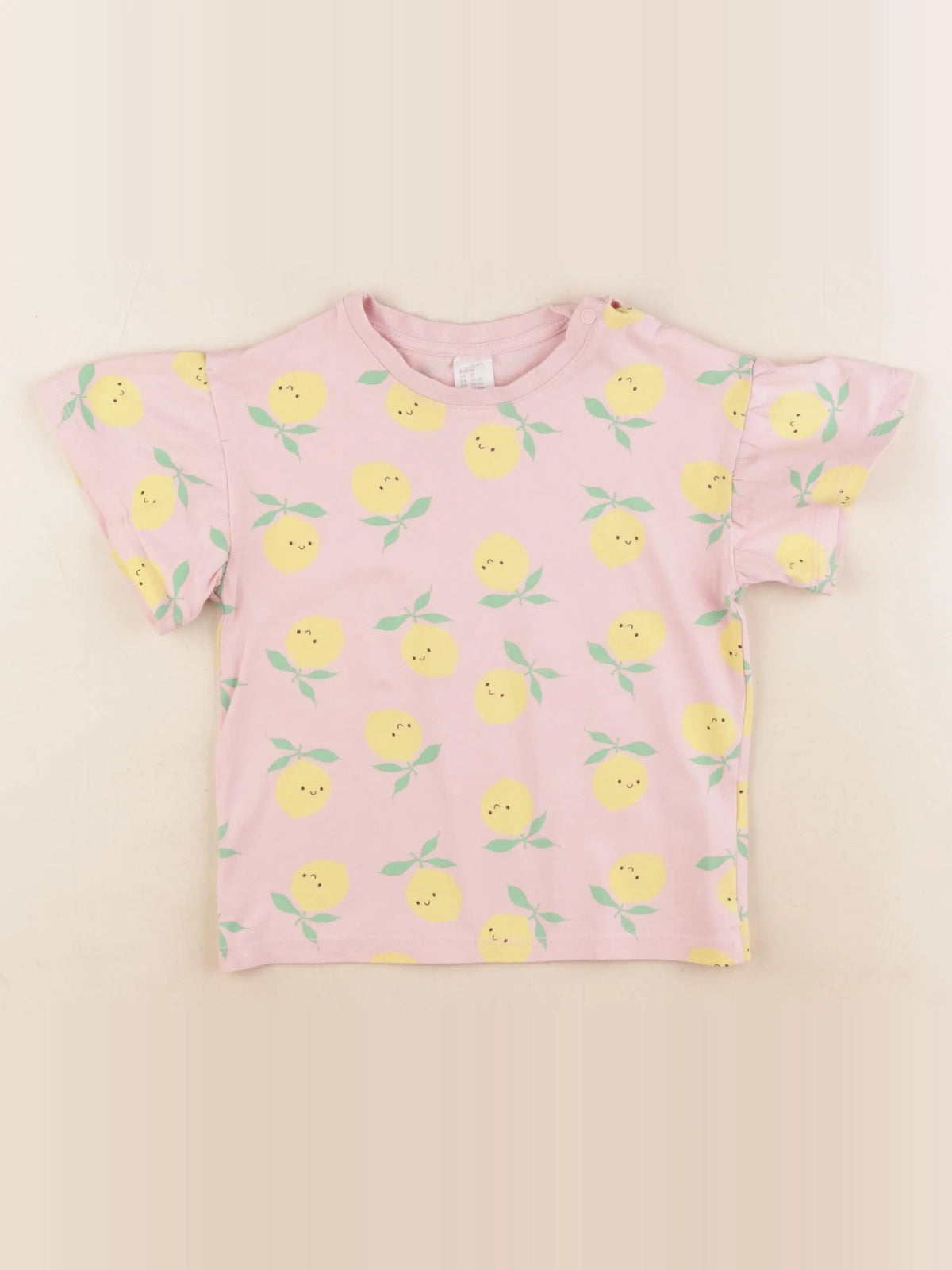 H&M - tee-shirt rose - 18/24 mois