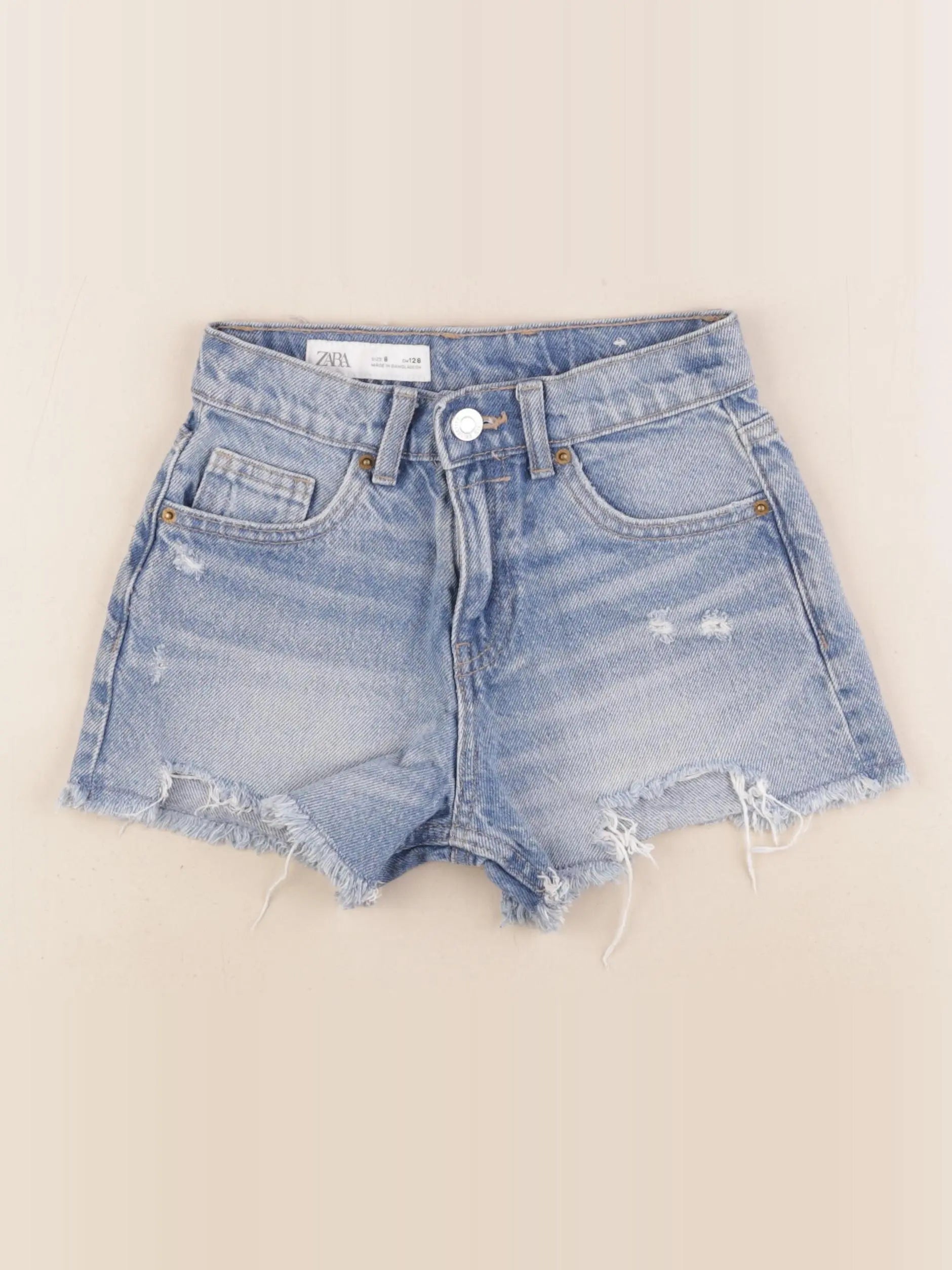 Zara - short bleu - 8 ans