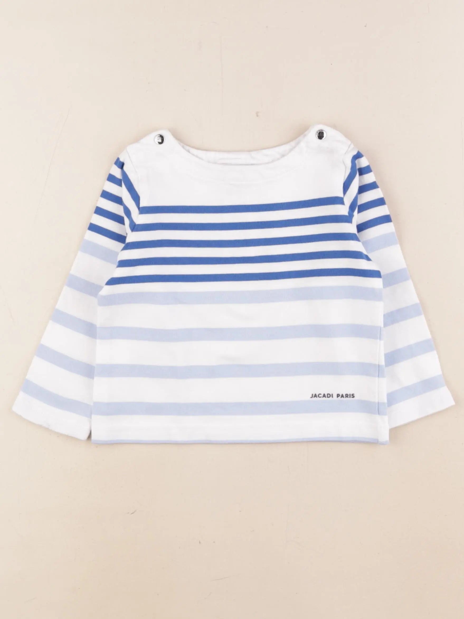 Jacadi - tee-shirt blanc, bleu - 24 mois