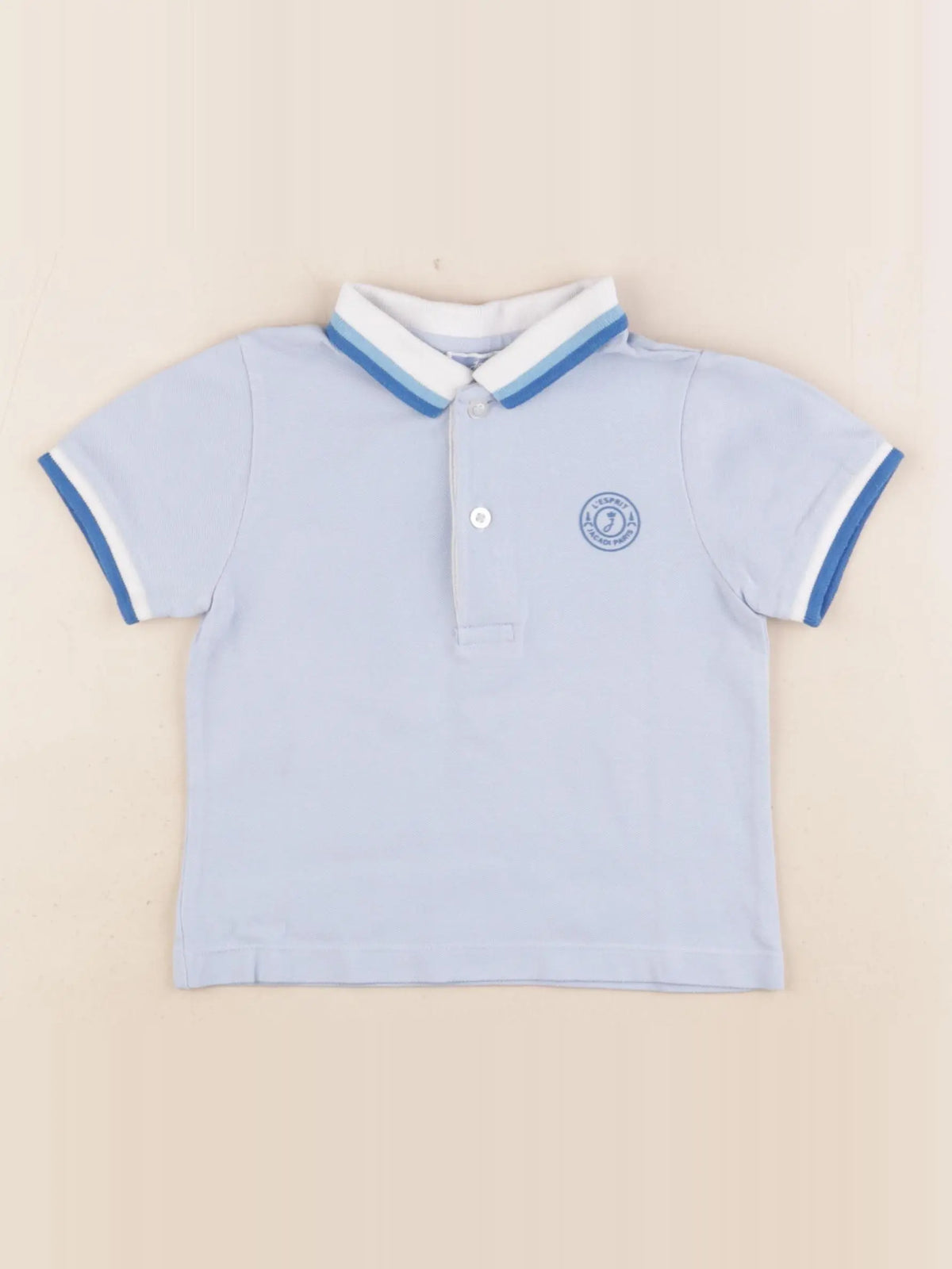 Jacadi - polo bleu - 24 mois
