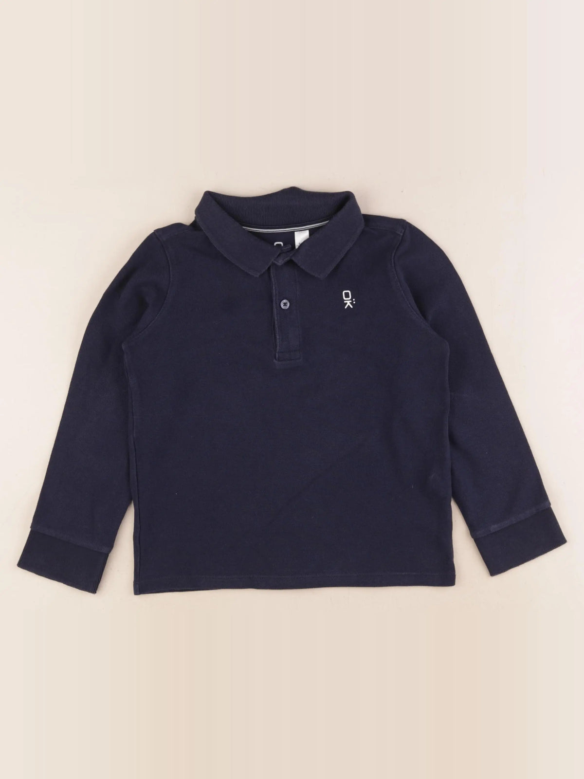 Okaidi - polo bleu - 6 ans