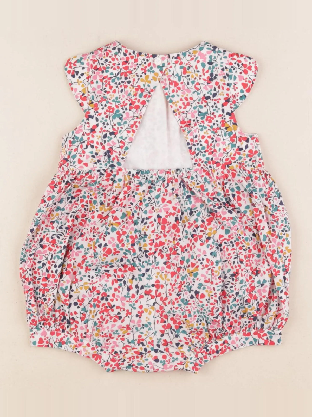 Jacadi - combinaison liberty multicolore - 1 an