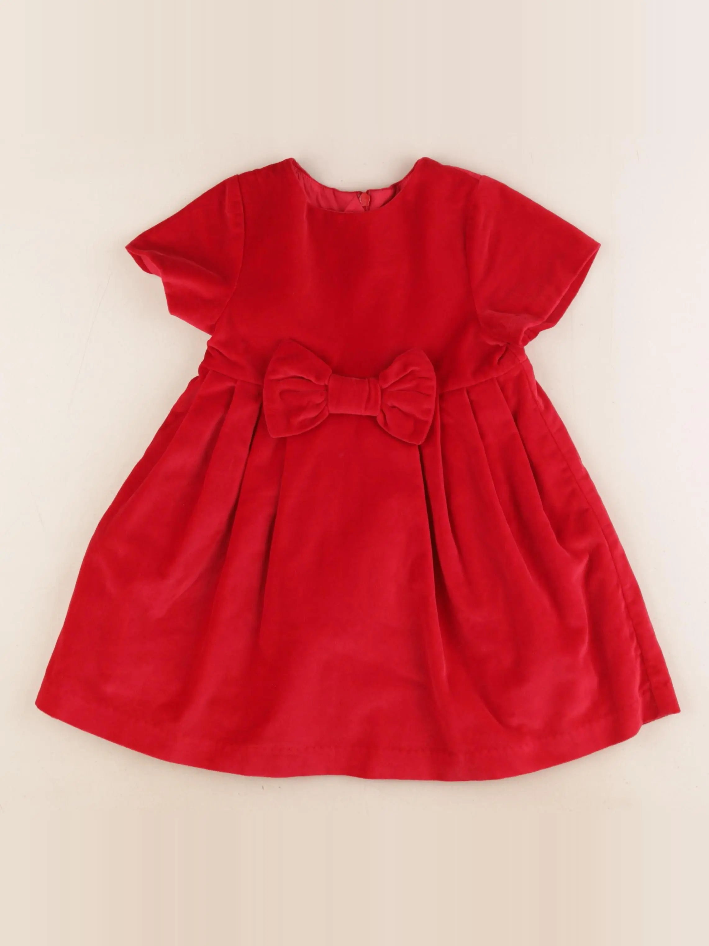 Jacadi - robe rouge - 3 ans