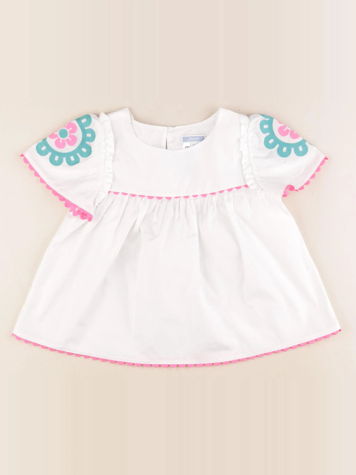Jacadi - blouse blanc - 8 ans