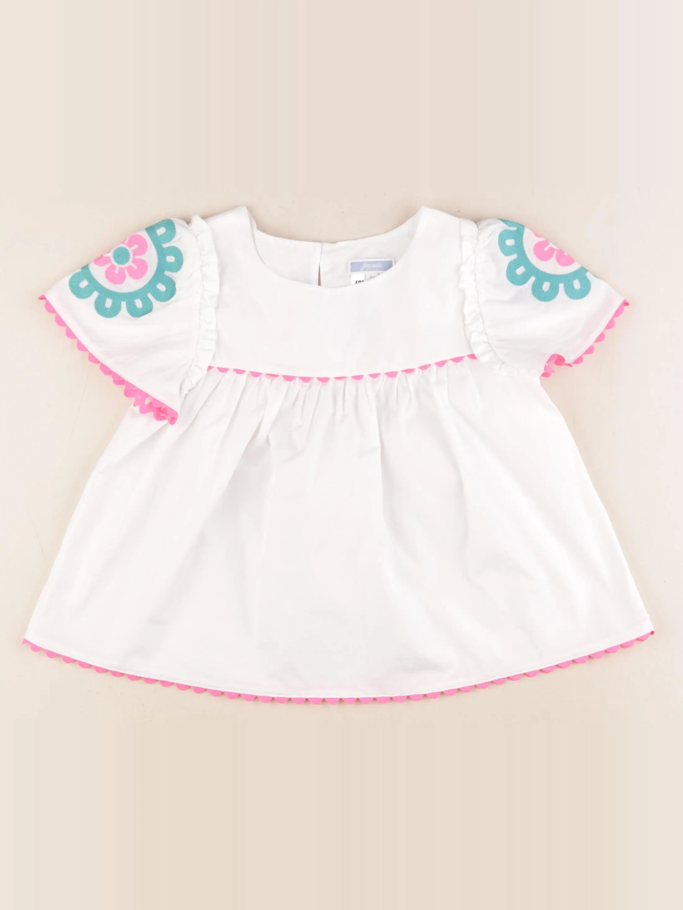 Jacadi - blouse blanc - 8 ans