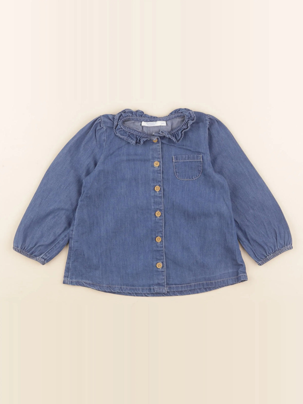Boutchou - blouse bleu - 2 ans