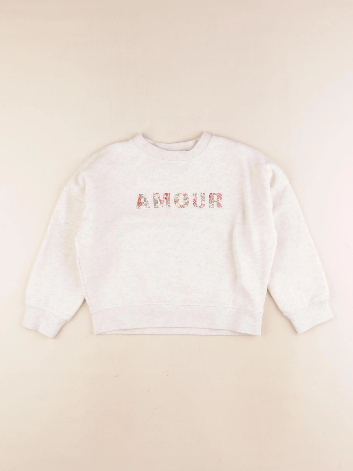 Cyrillus - sweat beige - 8 ans