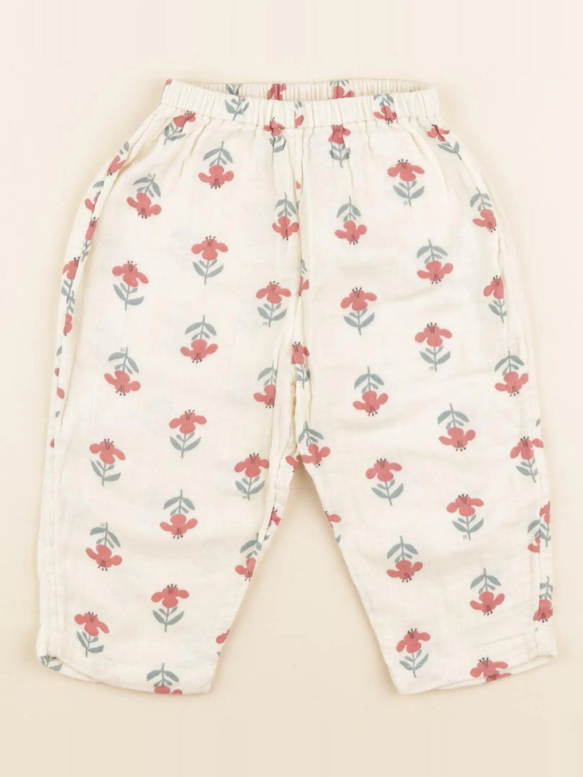 Petit Bateau - pantalon beige - 18 mois