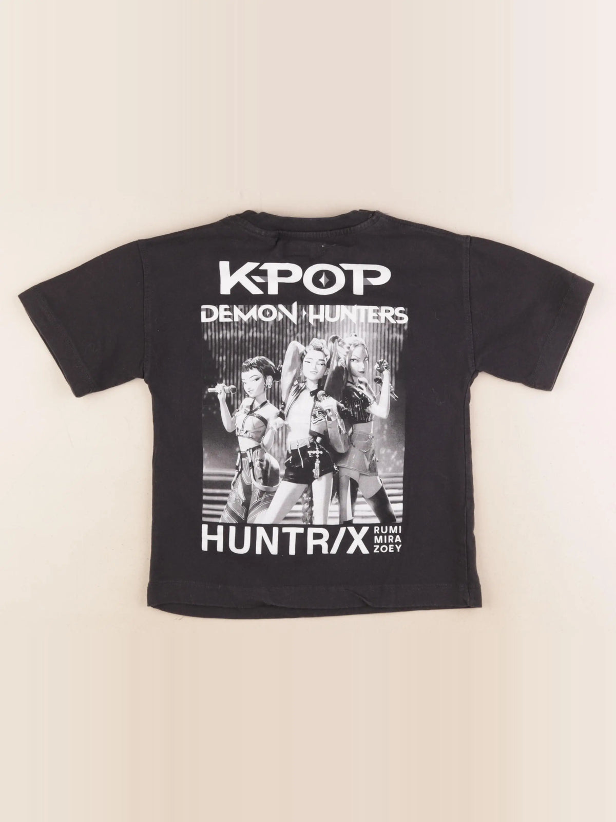 Zara - tee-shirt imprimé au dos noir - 6/7 ans