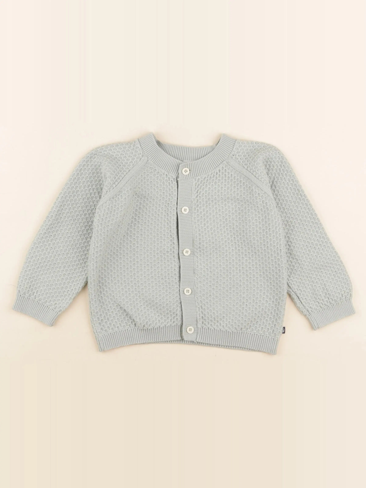 Petit Bateau - gilet bleu - 2 ans