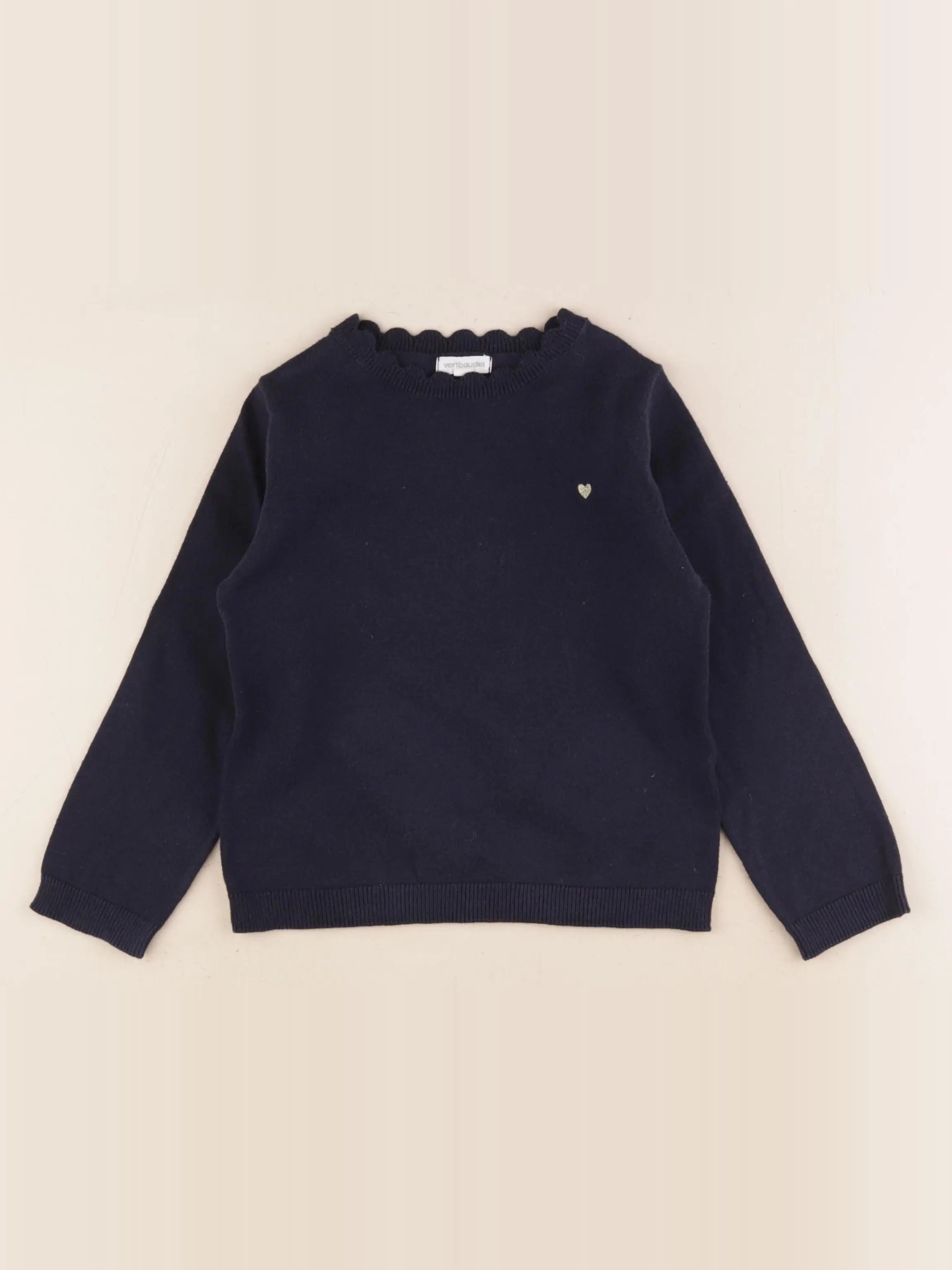 Vertbaudet - pull bleu - 5 ans