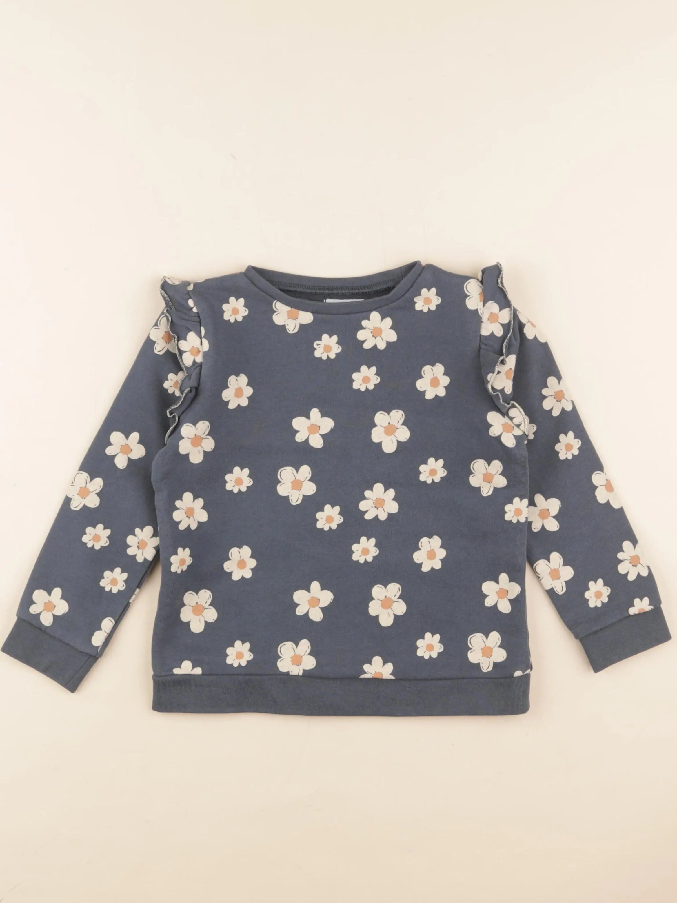Vertbaudet - sweat bleu - 4 ans