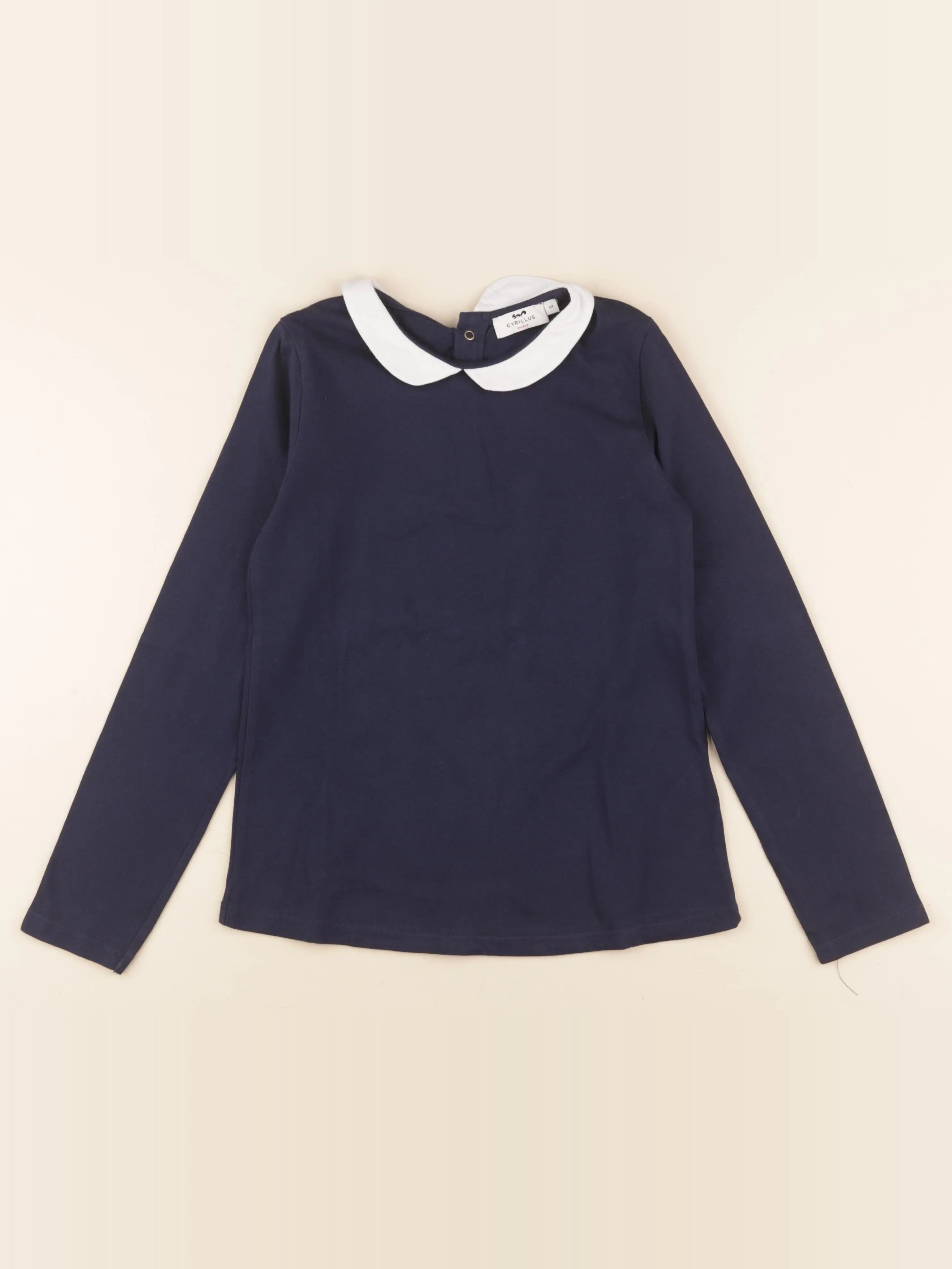 Cyrillus - tee-shirt bleu - 10 ans