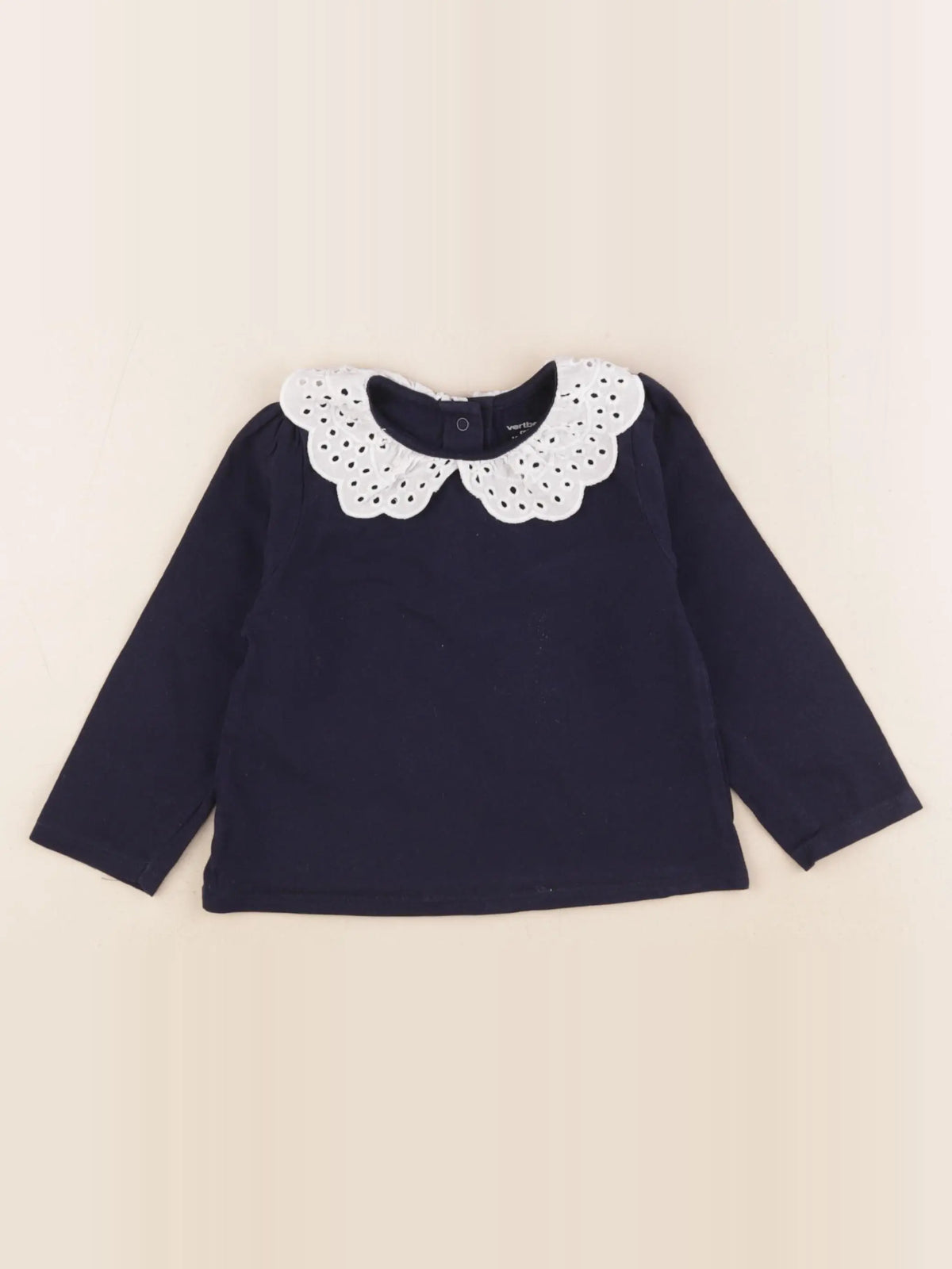 Vertbaudet - tee-shirt bleu - 18 mois