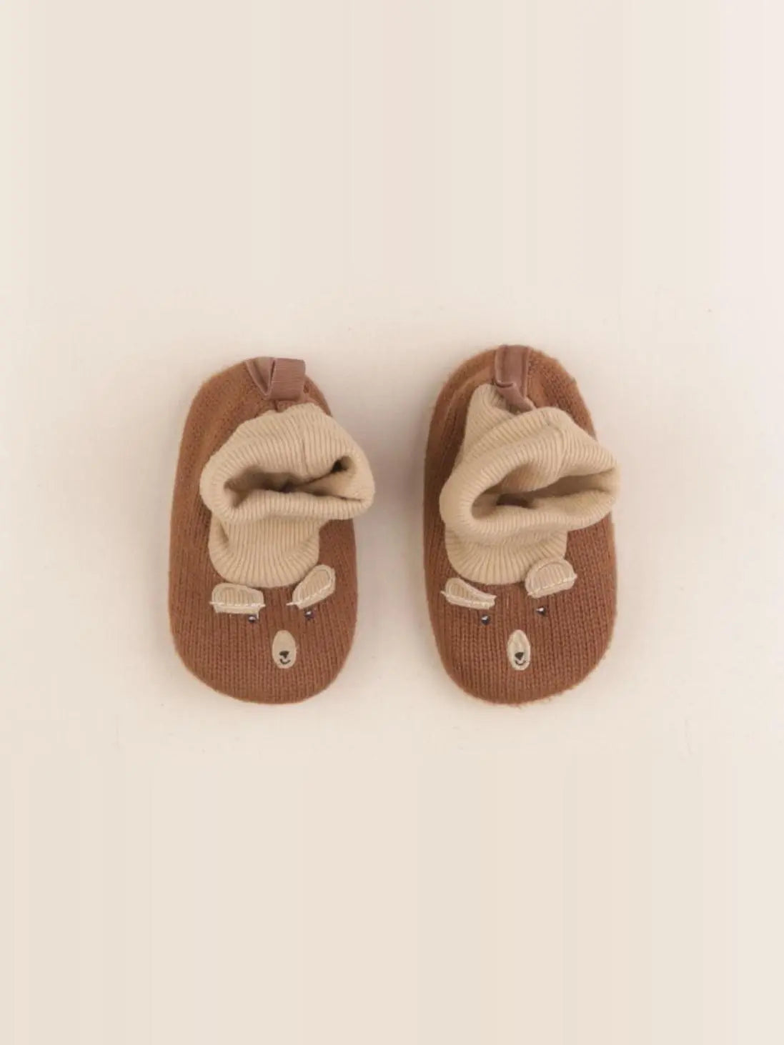 Vertbaudet - chaussons marron - pointure 19