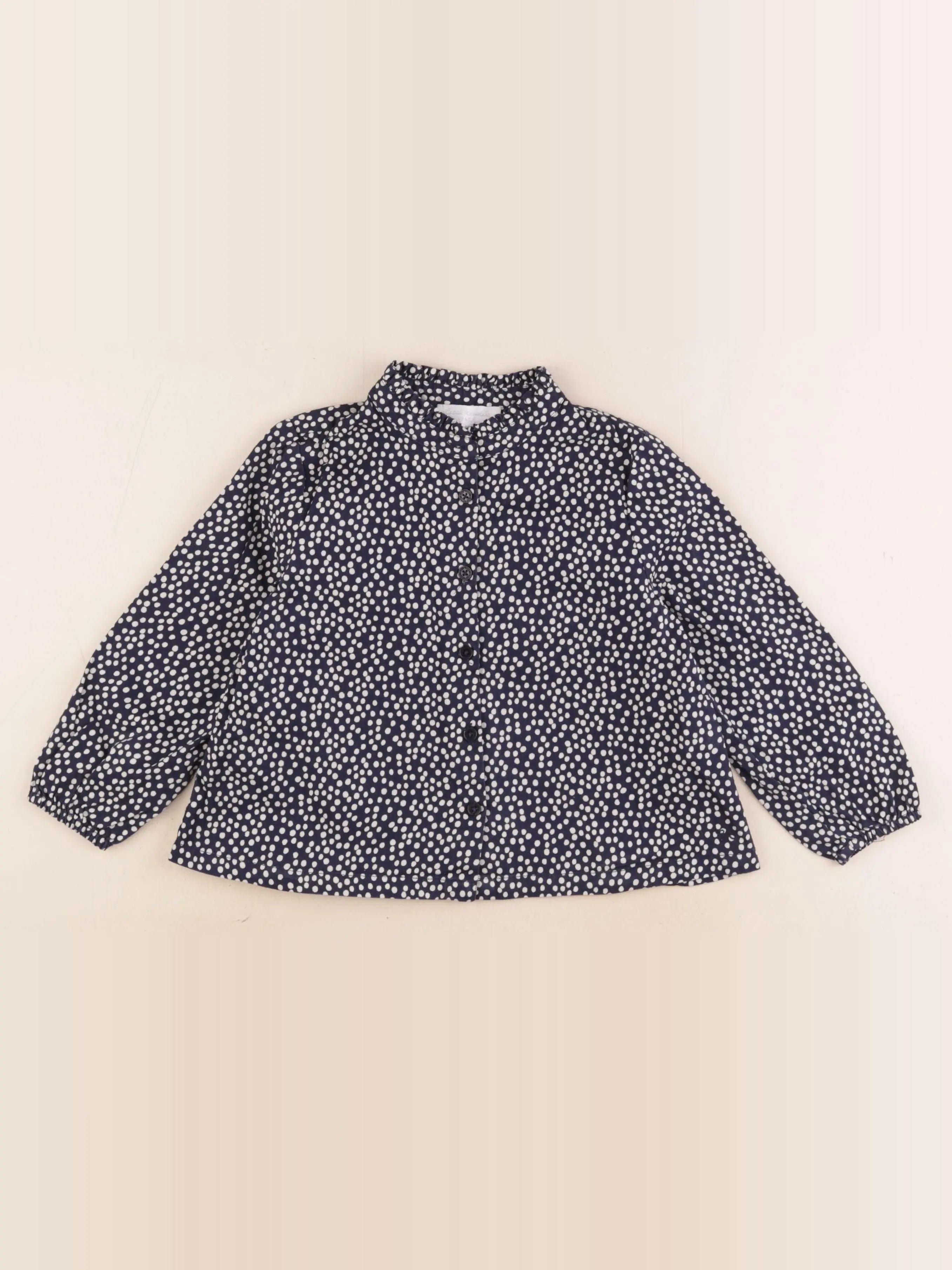 Cadet Rousselle - blouse bleu - 4 ans