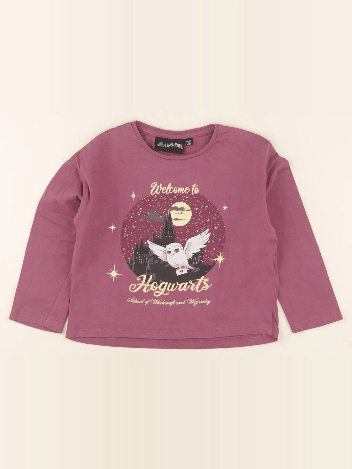 Vertbaudet - tee-shirt violet - 4 ans