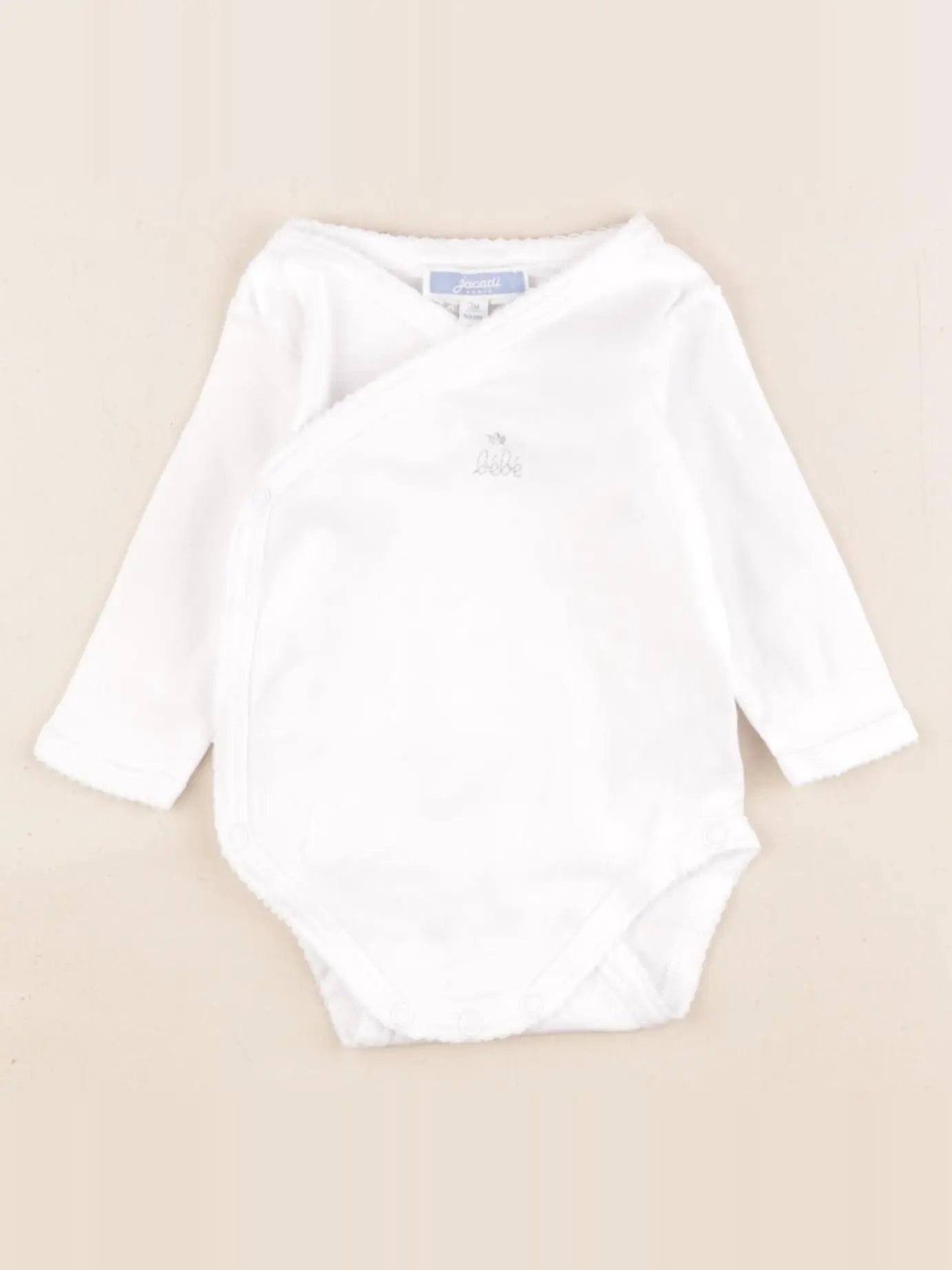 Jacadi - body blanc - 6 mois