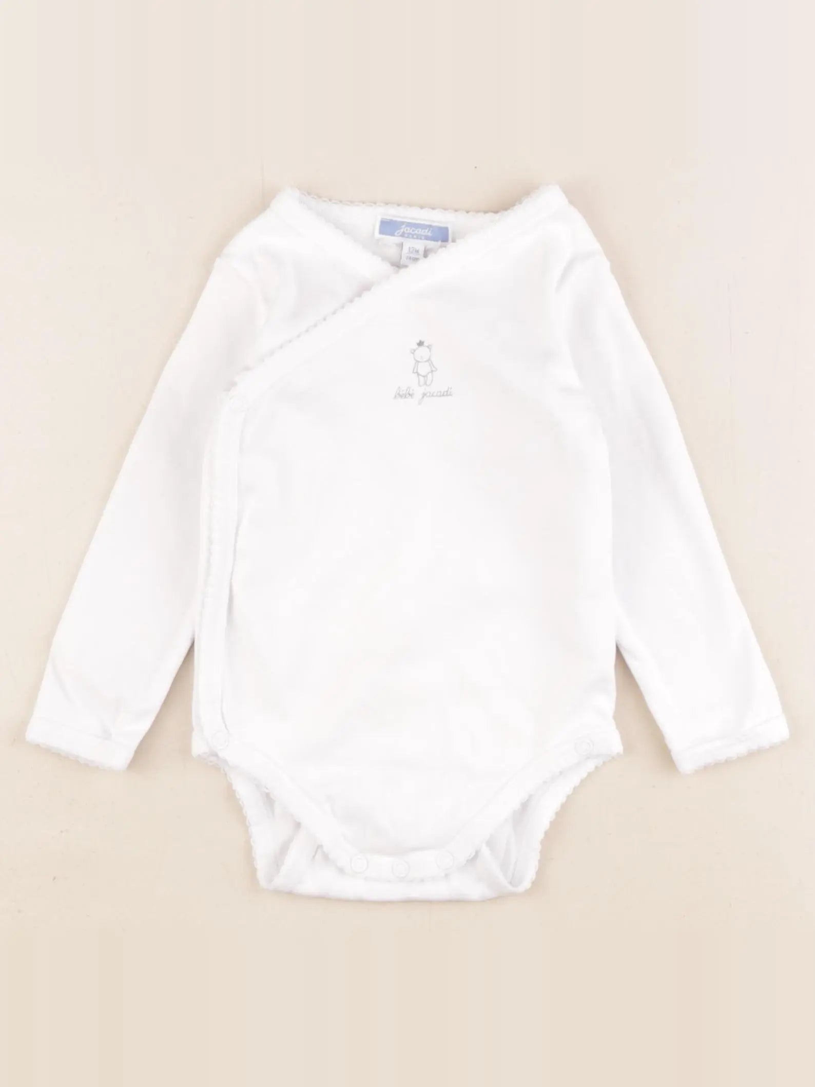 Jacadi - body blanc - 12 mois