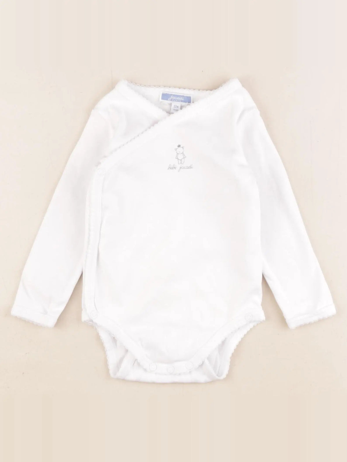 Jacadi - body blanc - 12 mois