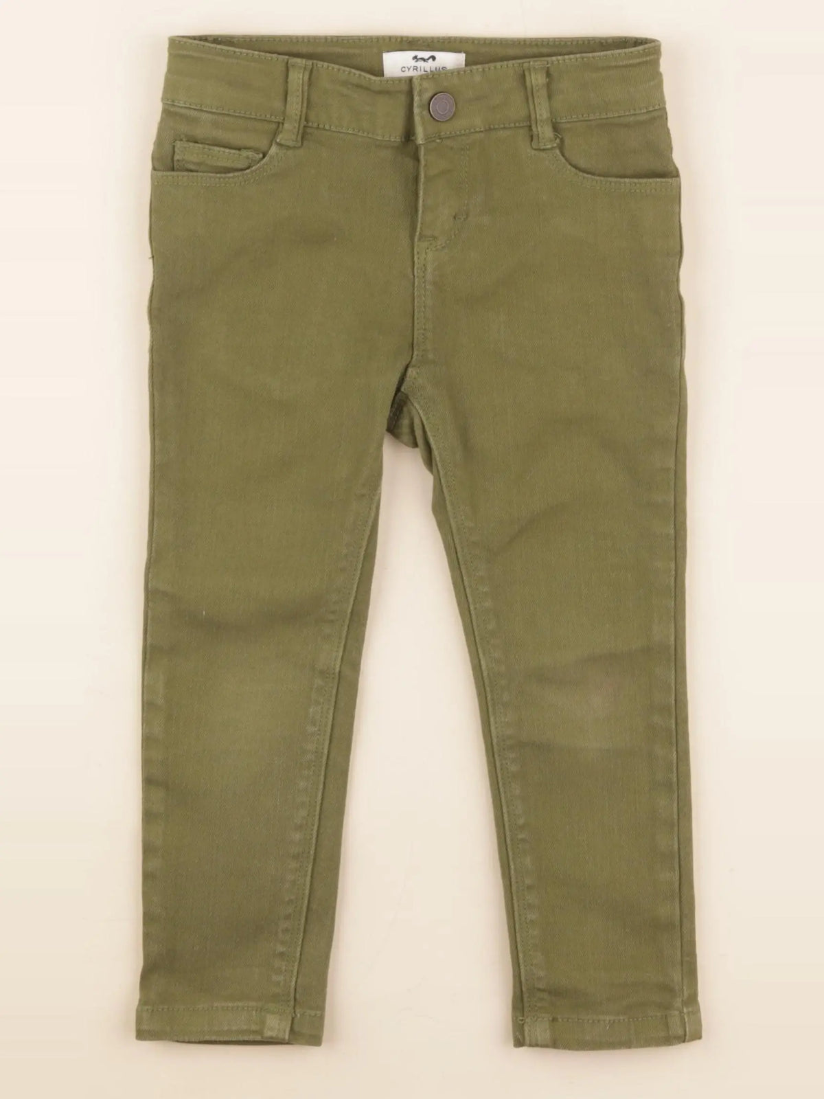 Cyrillus - jean vert - 3 ans