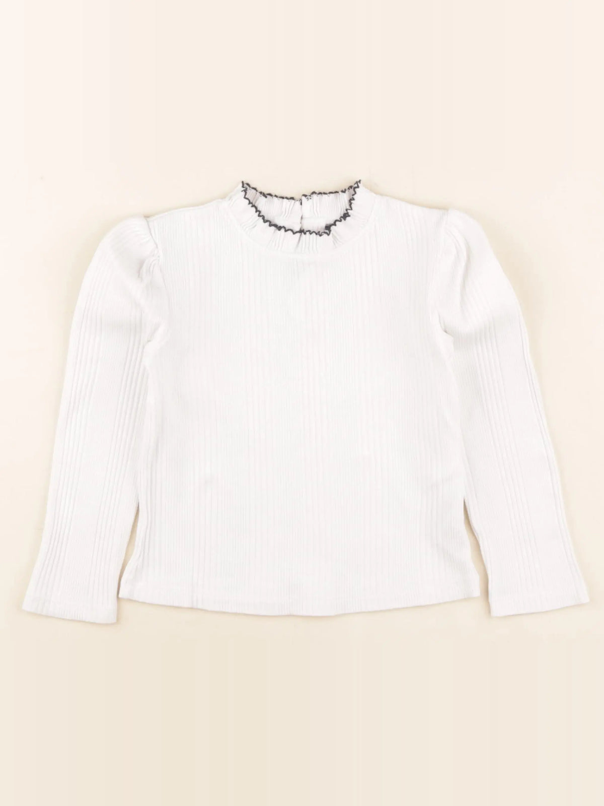 Cyrillus - sous-pull blanc - 4 ans