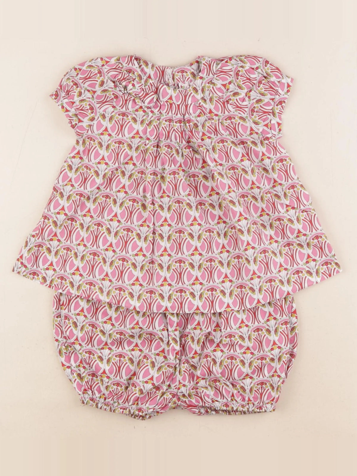 Jacadi - ensemble rose - 12 mois
