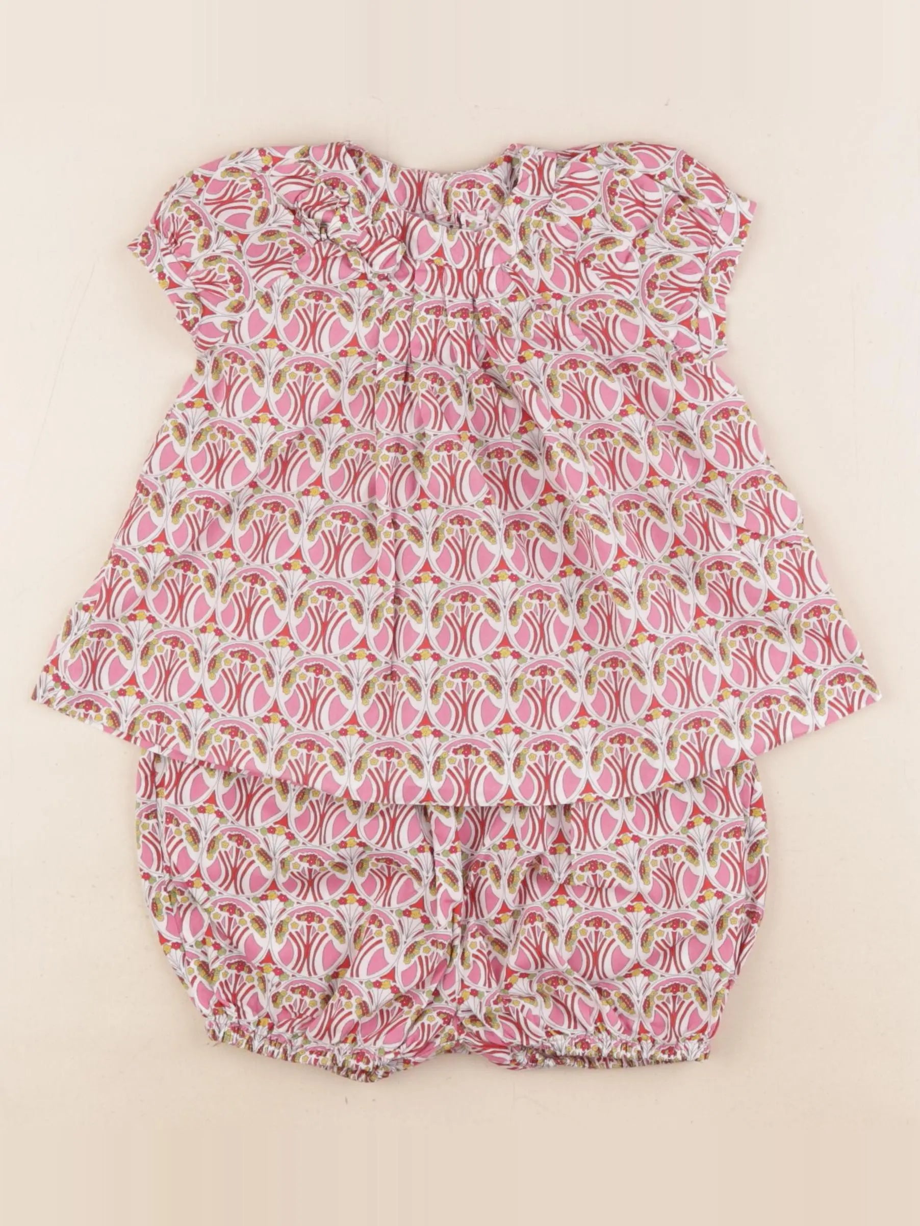Jacadi - ensemble rose - 12 mois
