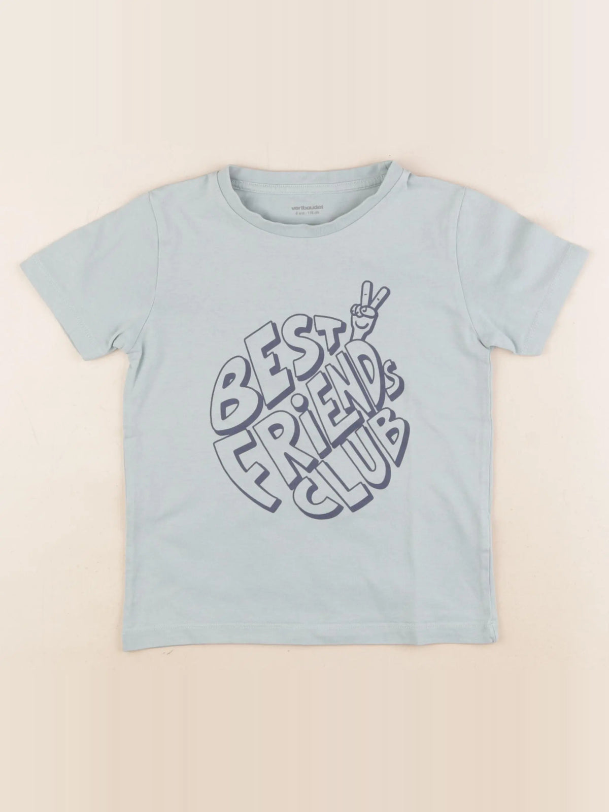 Vertbaudet - tee-shirt vert - 6 ans