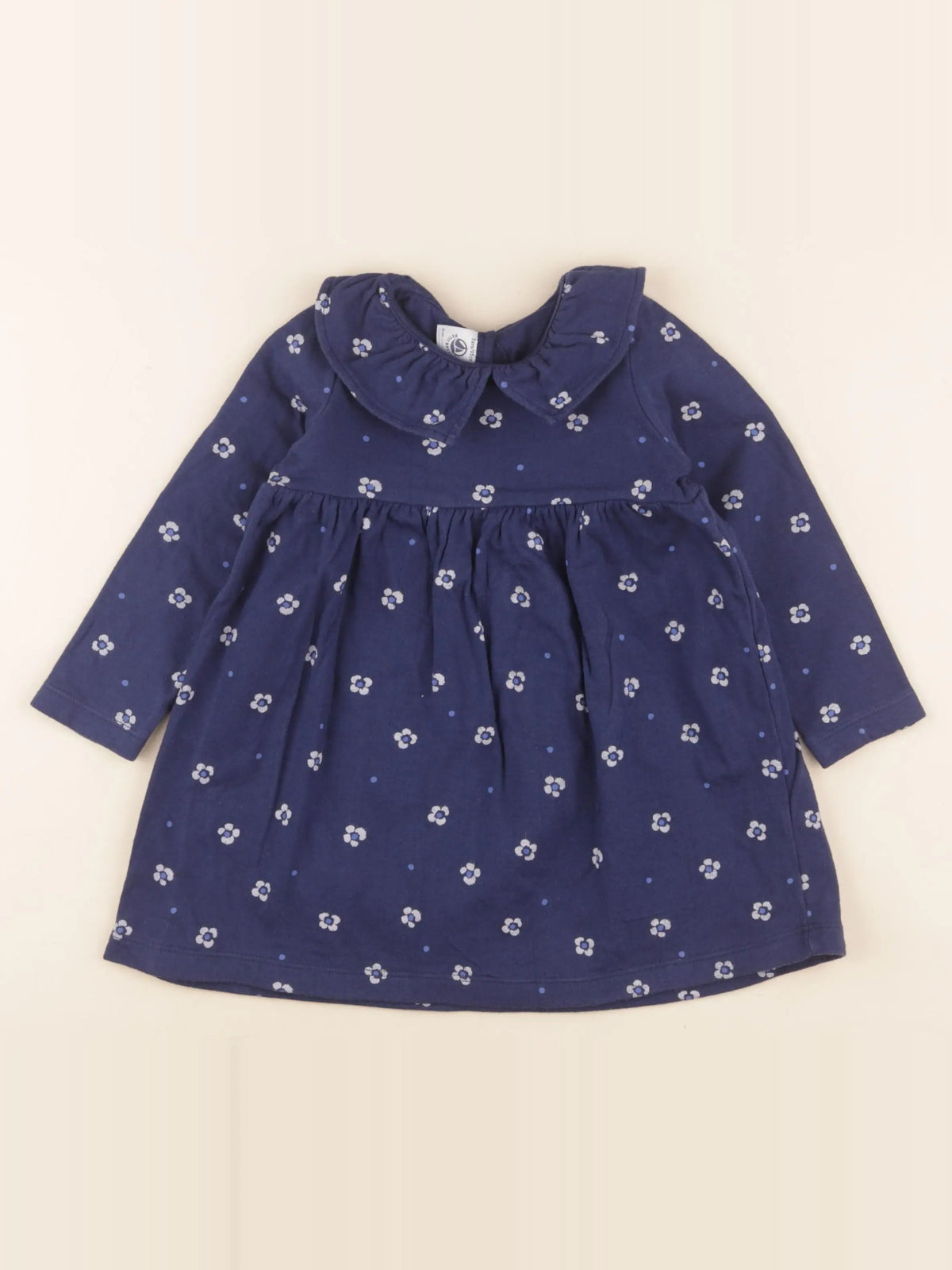 Petit Bateau - robe bleu - 3 ans