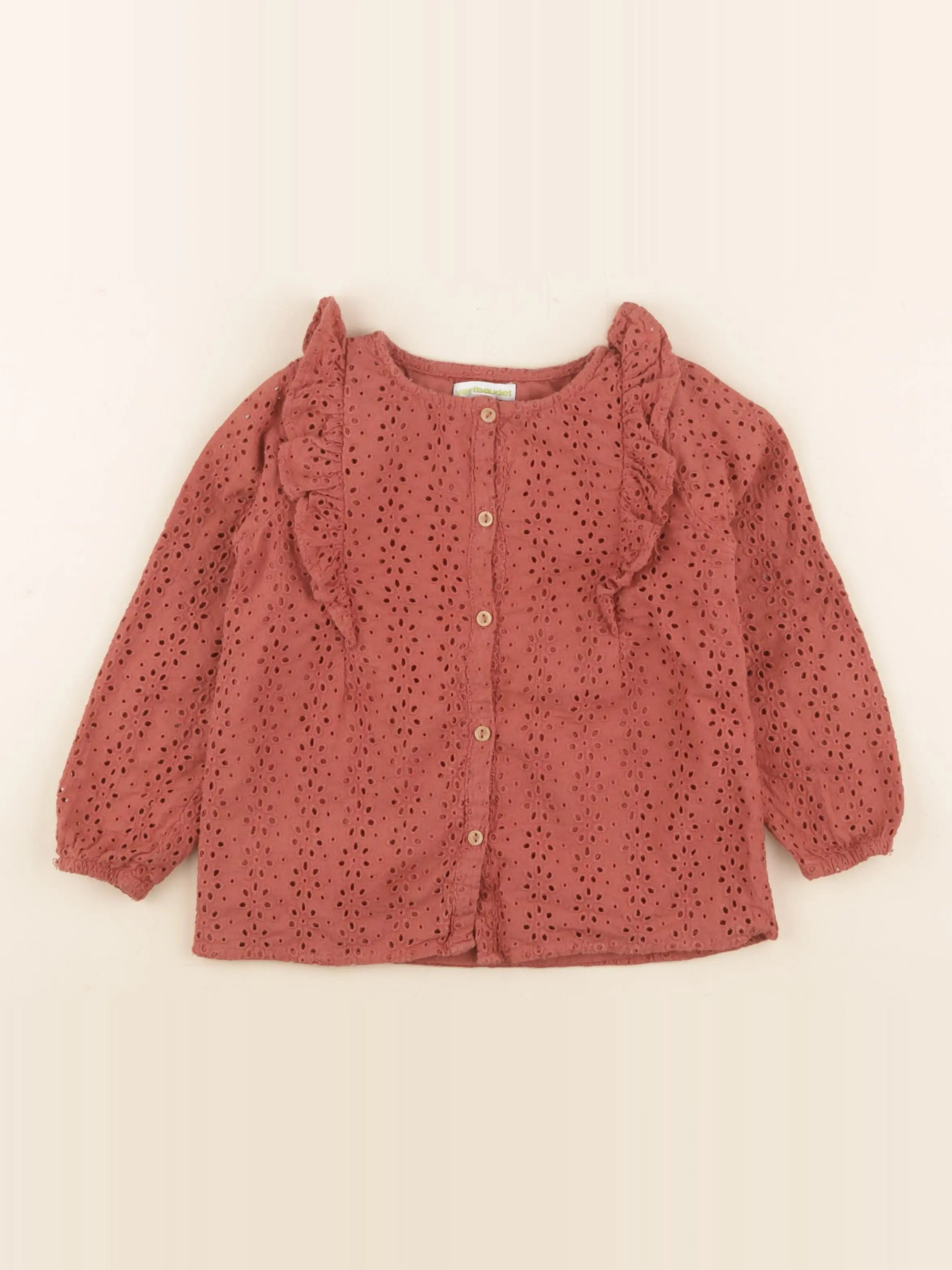 Vertbaudet - blouse rose - 4 ans