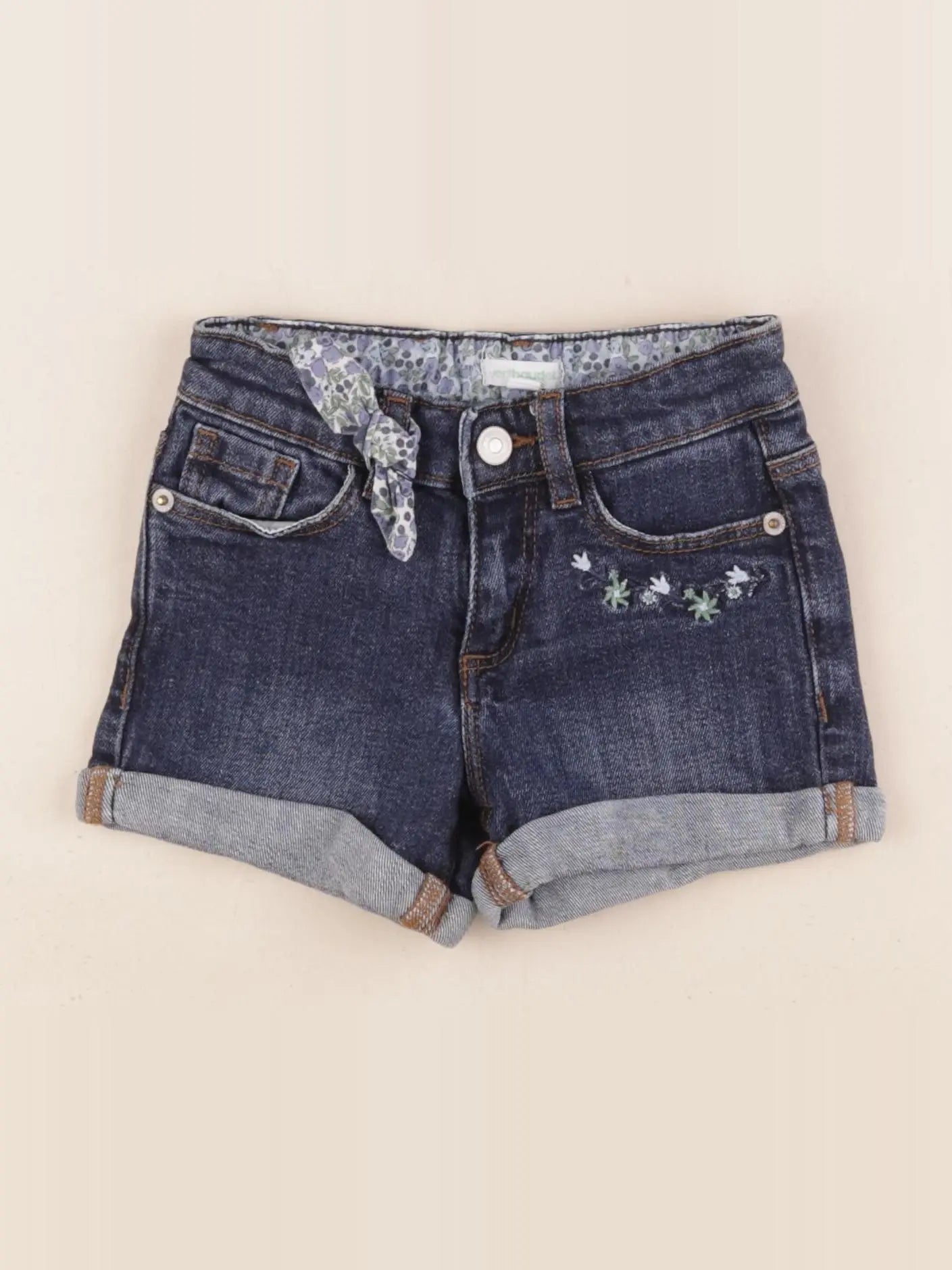 Vertbaudet - short bleu - 4 ans