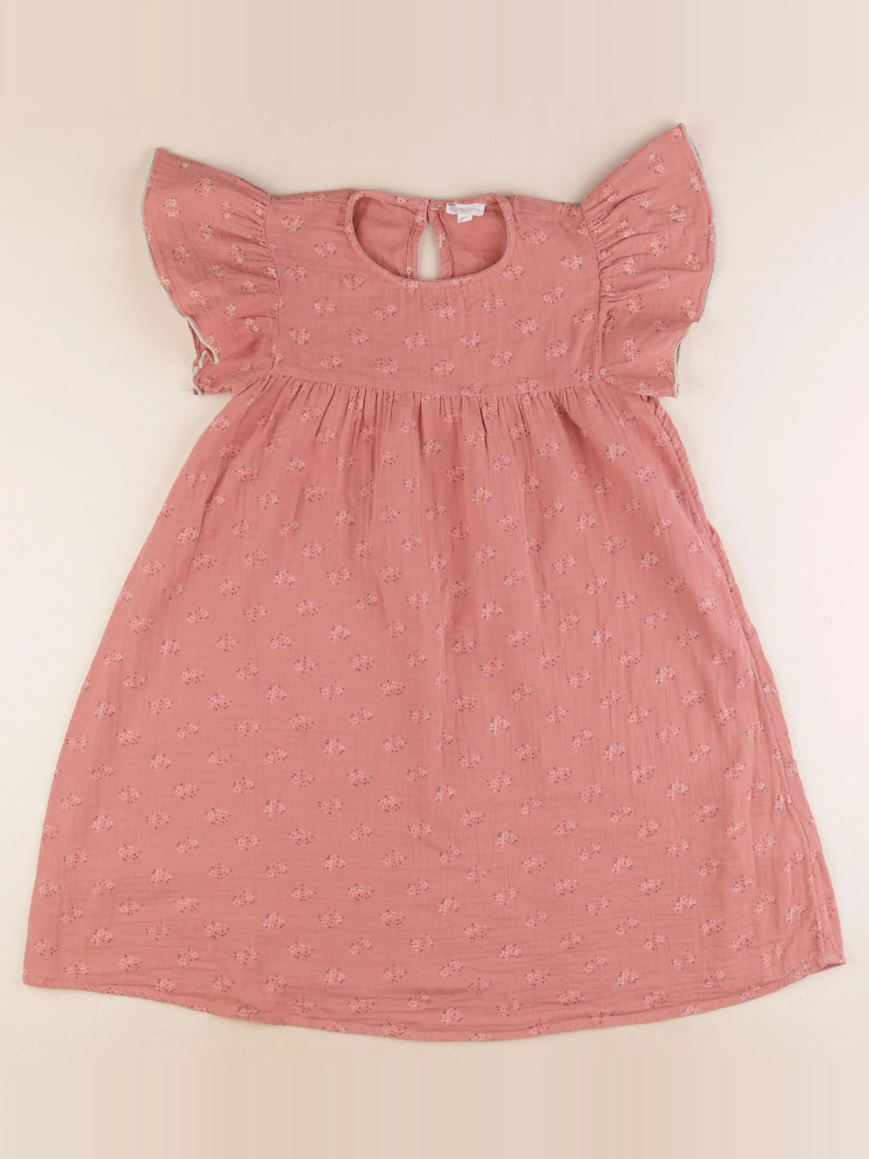 Vertbaudet - robe rose - 10 ans